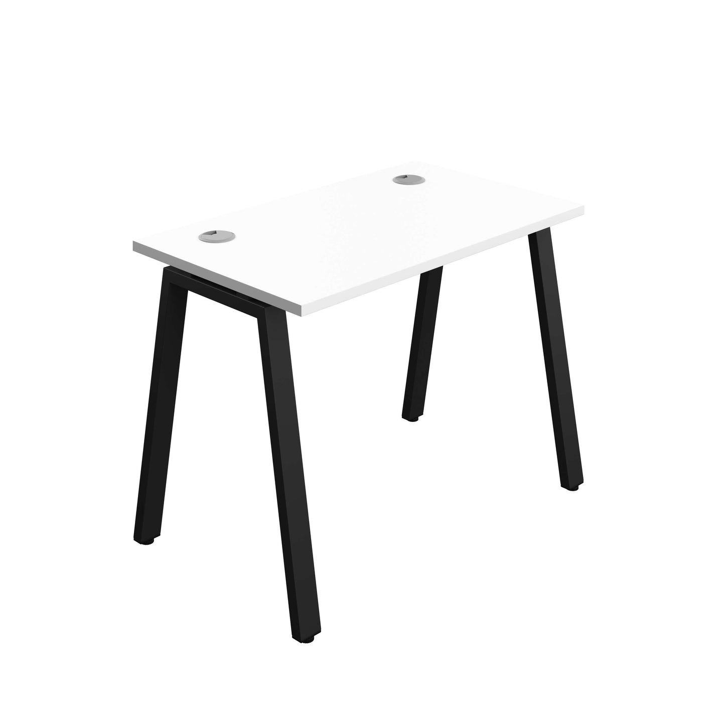 Synergy Bench with Cable Ports: 1 Person (FSC) : A-Frame Leg : 1000 | 700 | White/Black