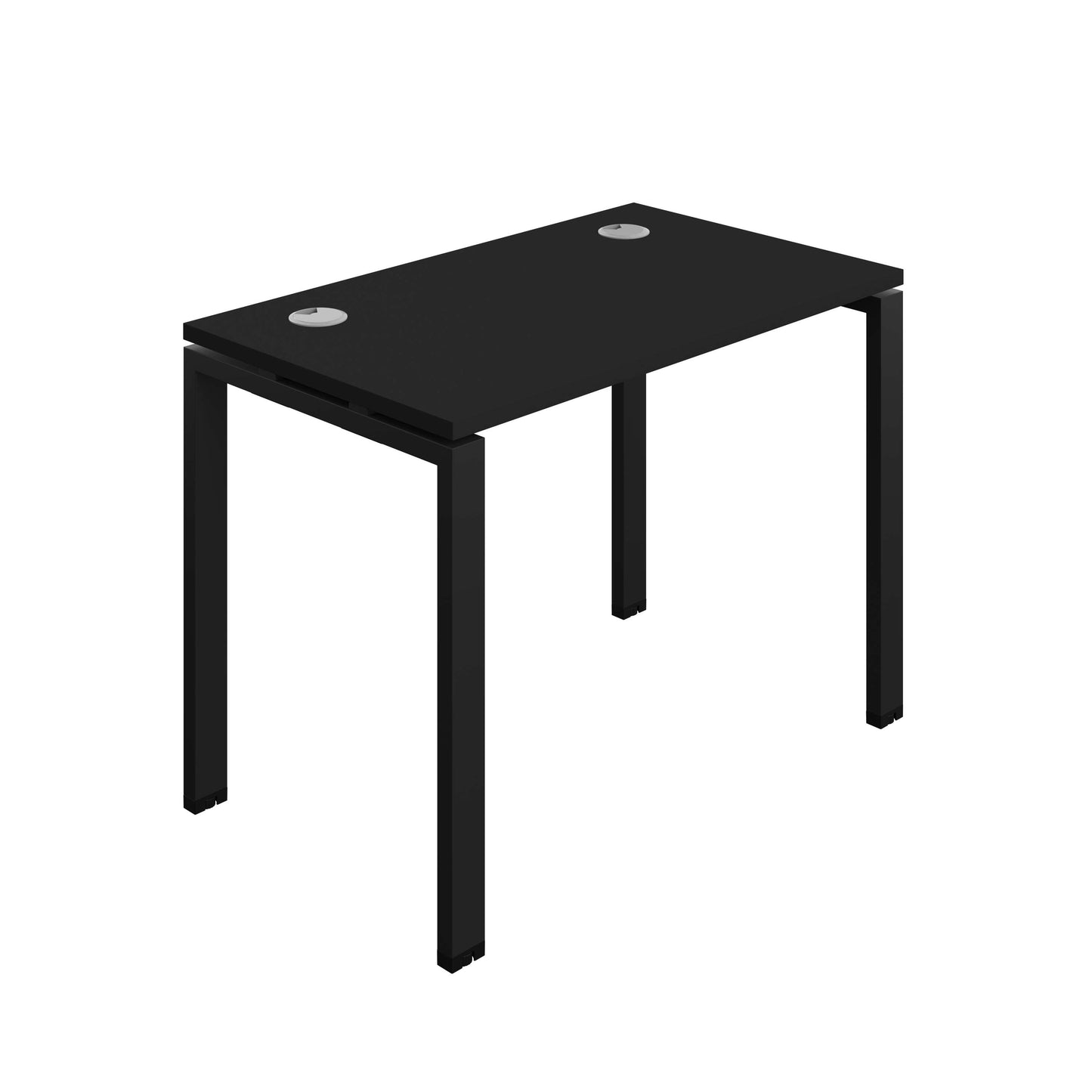 Synergy Bench with Cable Ports: 1 Person (FSC) : Goal Post Leg : 1000 | 700 | Black/Black