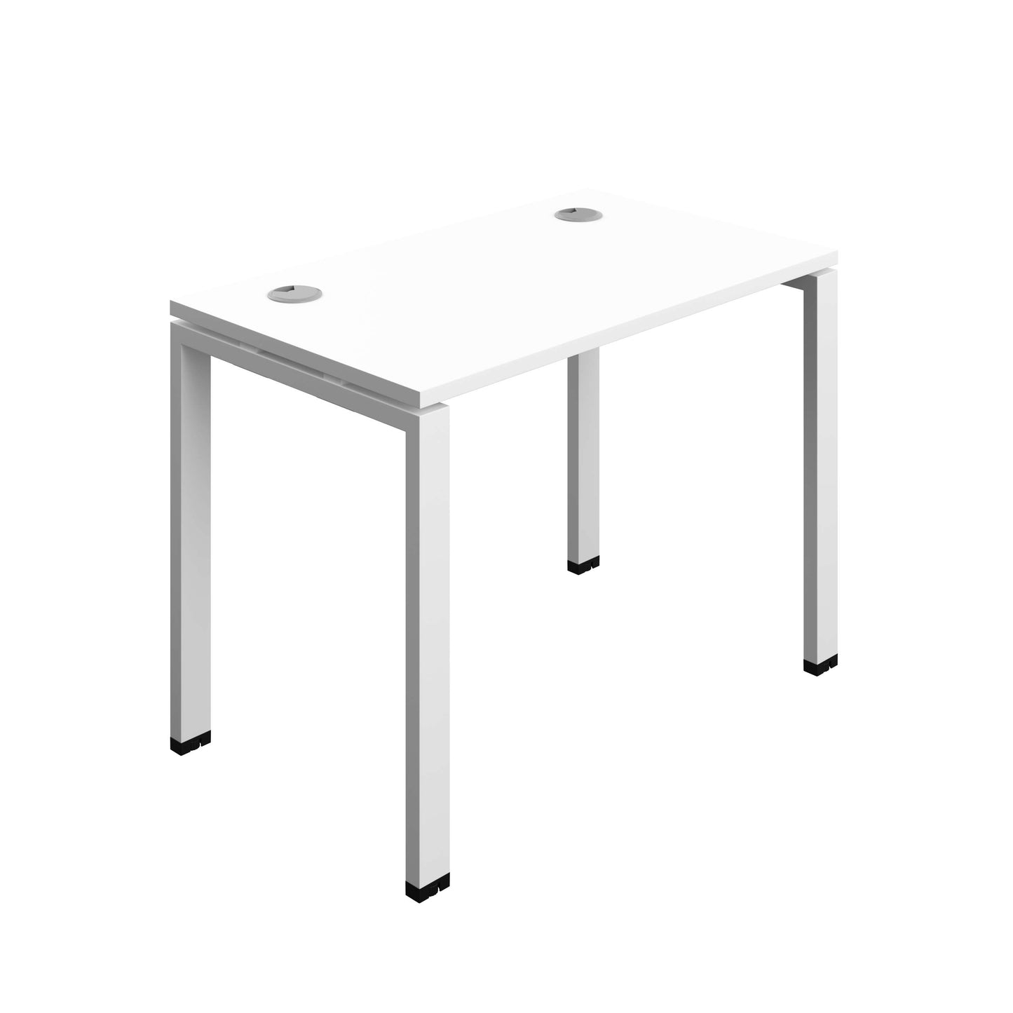 Synergy Bench with Cable Ports: 1 Person (FSC) : Goal Post Leg : 1000 | 700 | White/White