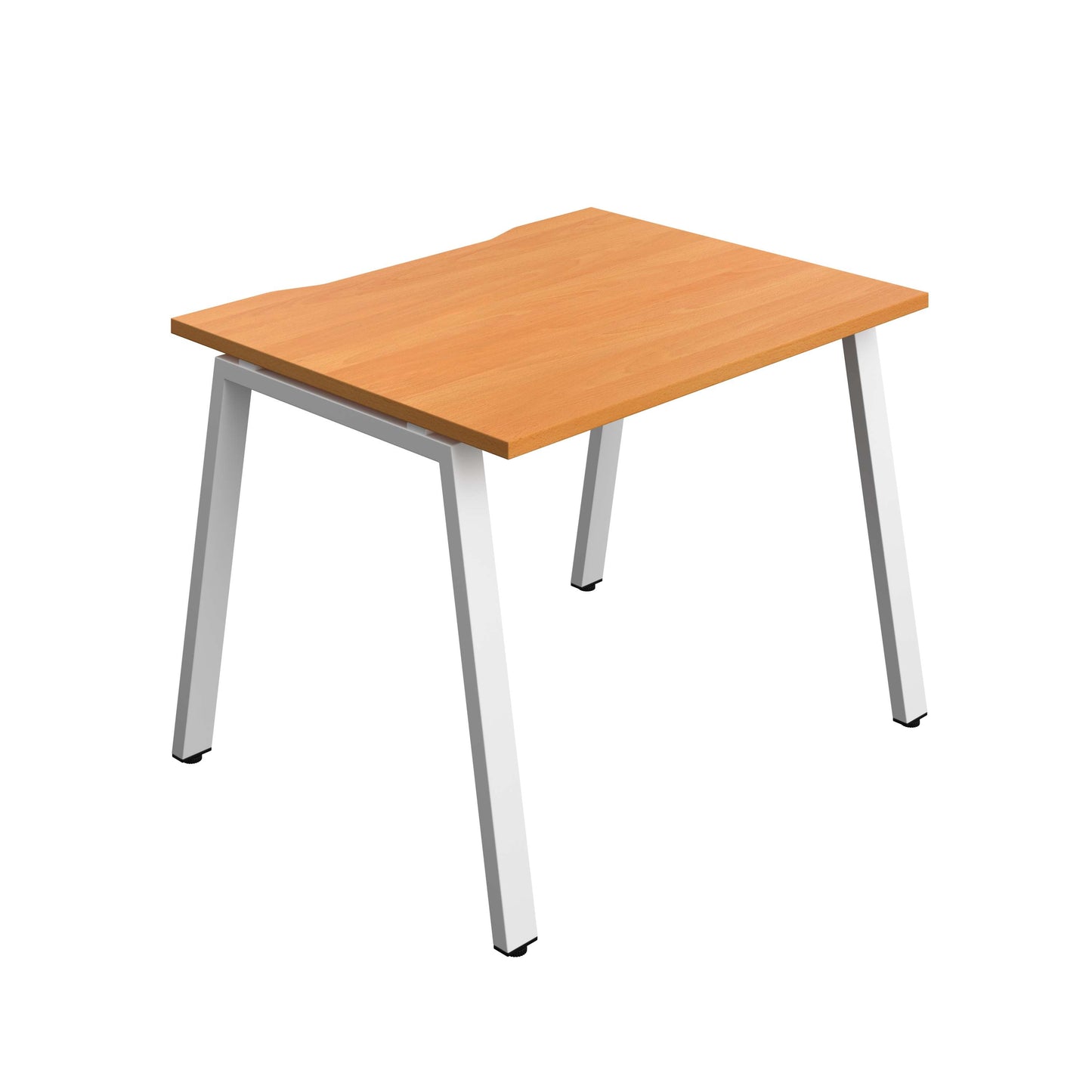 Synergy Bench with Cut Out: 1 Person (FSC) : A-Frame Leg : 1000 | 800 | Beech/White
