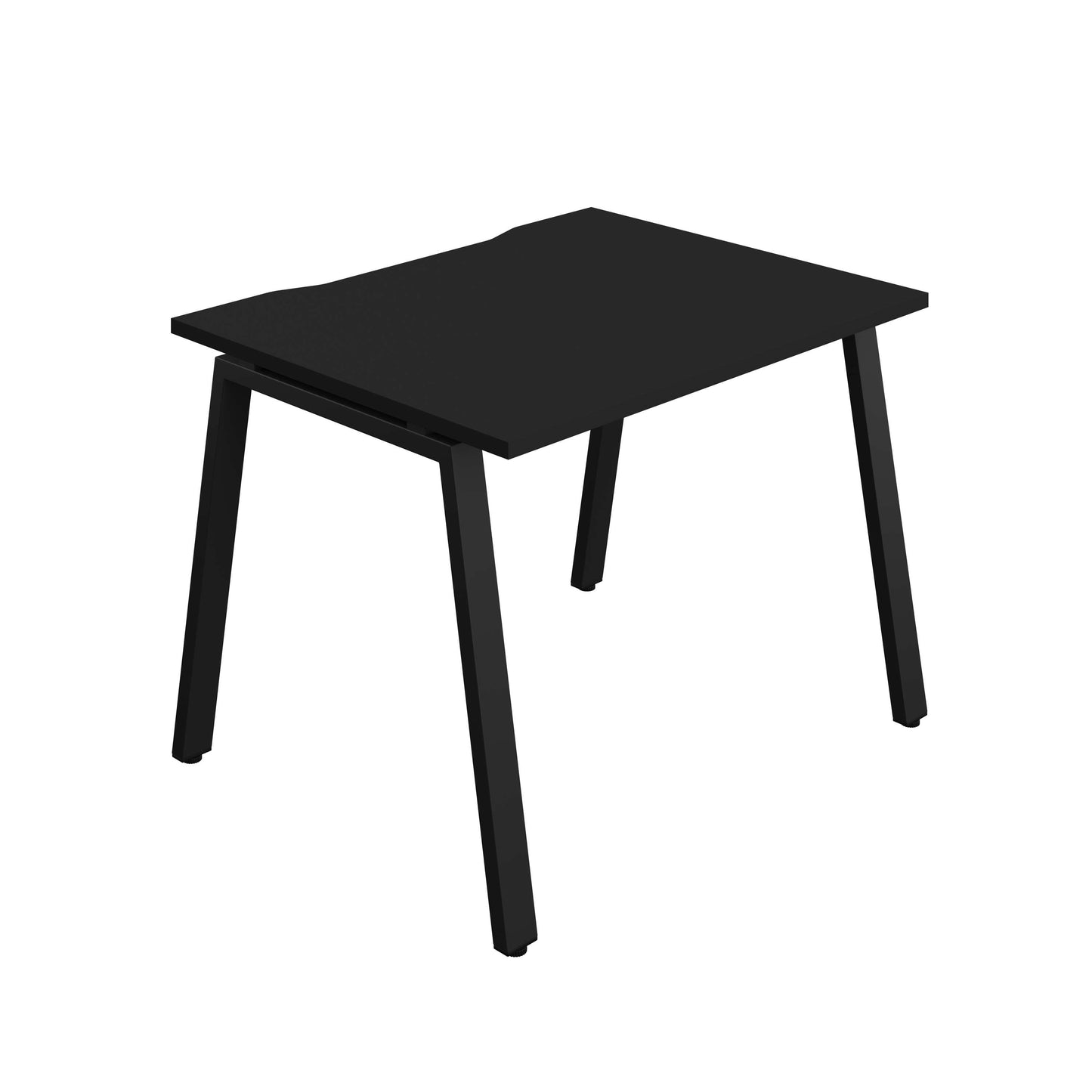 Synergy Bench with Cut Out: 1 Person (FSC) : A-Frame Leg : 1000 | 800 | Black/Black