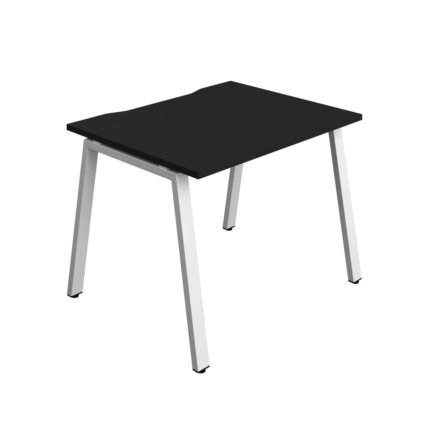 Synergy Bench with Cut Out: 1 Person (FSC) : A-Frame Leg : 1000 | 800 | Black/White