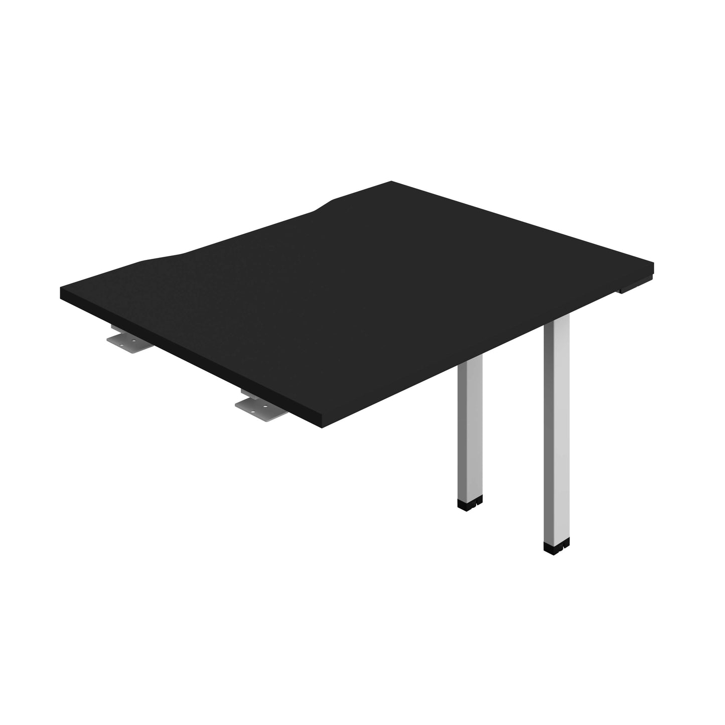 Synergy Bench Extension with Cut Out: 1 Person (FSC) : 1000 | 800 | Black/Silver