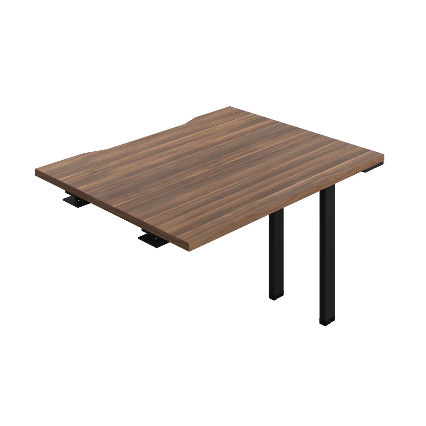 Synergy Bench Extension with Cut Out: 1 Person (FSC) : 1000 | 800 | Dark Walnut/Black