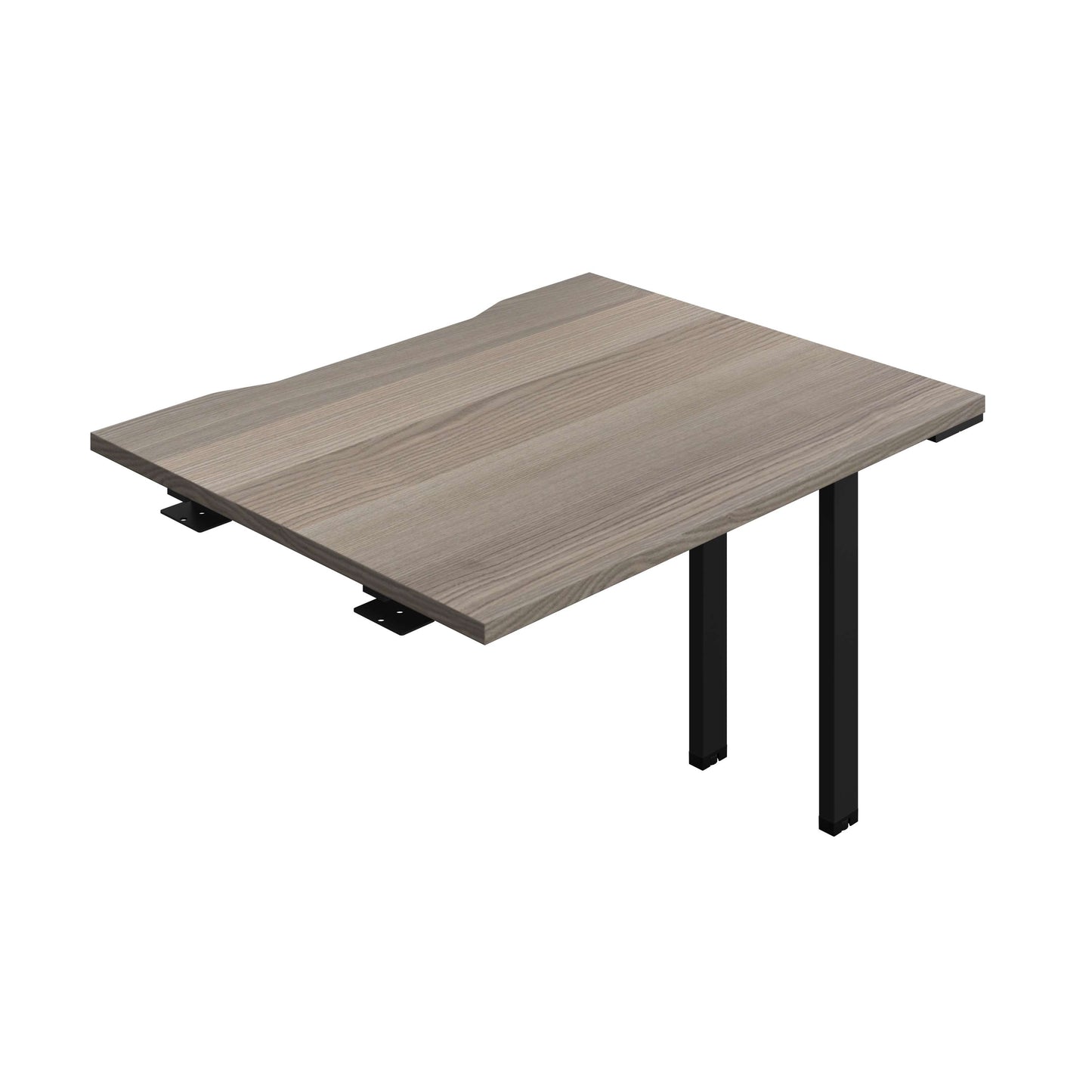Synergy Bench Extension with Cut Out: 1 Person (FSC) : 1000 | 800 | Grey Oak/Black