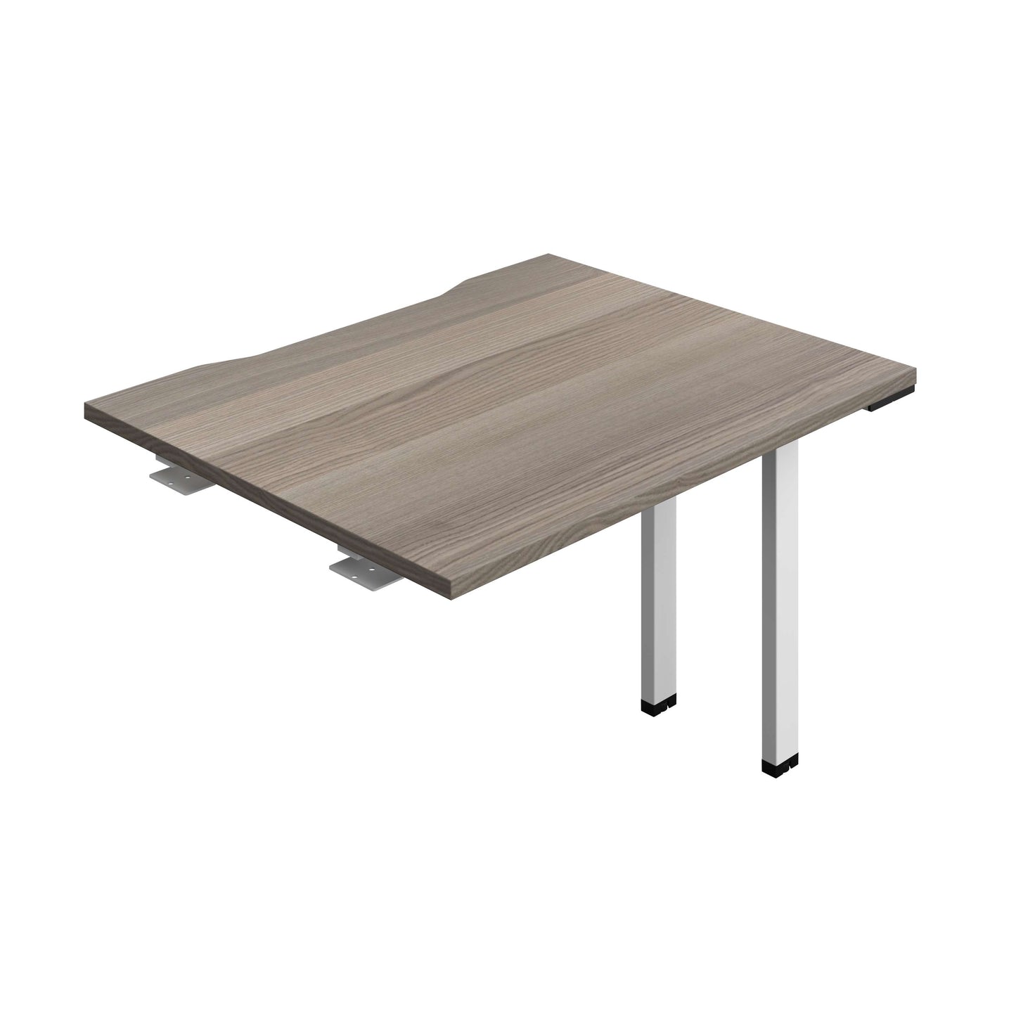 Synergy Bench Extension with Cut Out: 1 Person (FSC) : 1000 | 800 | Grey Oak/White