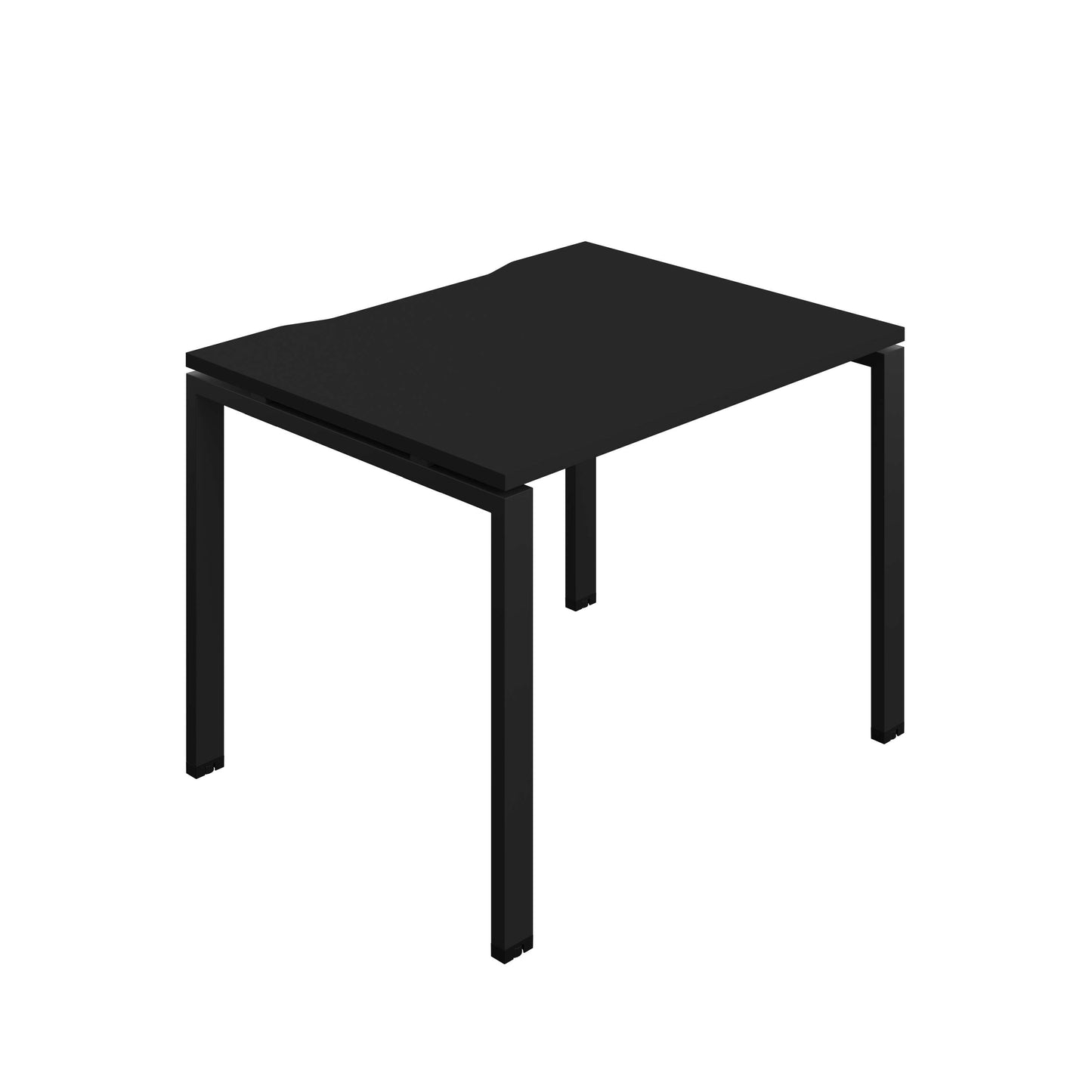 Synergy Bench with Cut Out: 1 Person (FSC) : Goal Post Leg : 1000 | 800 | Black/Black