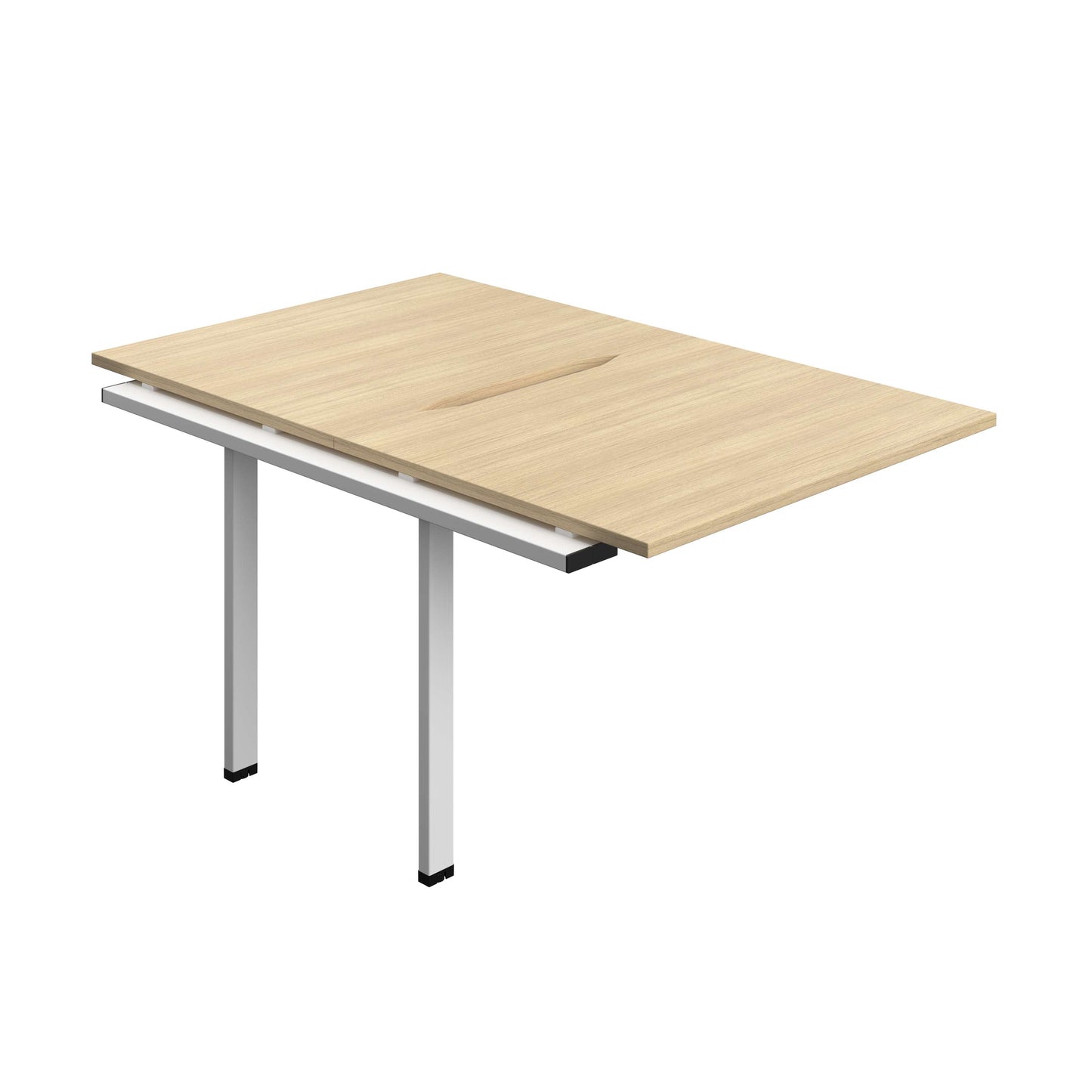 Synergy Bench Extension with Cut Out: 2 Person (FSC) : 1000 | 800 | Nova Oak/White