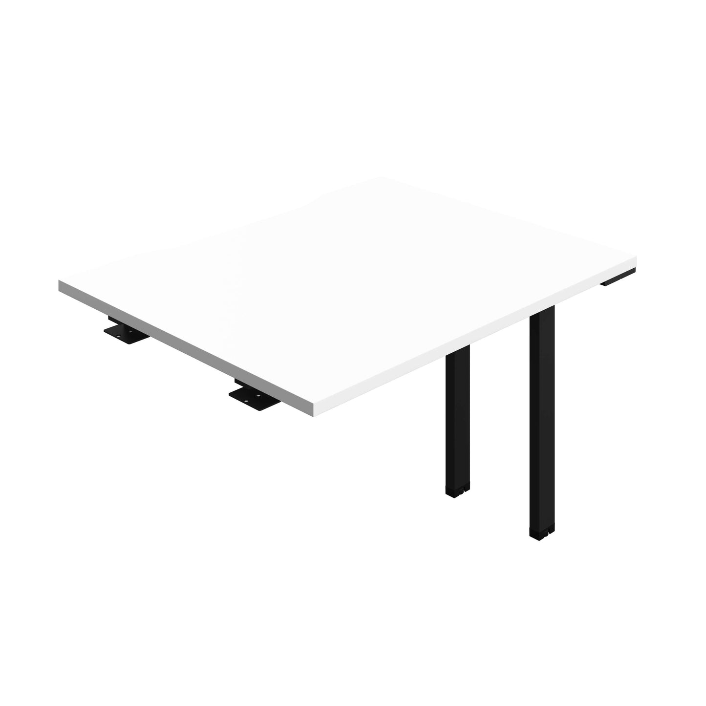 Synergy Bench Extension with Cut Out: 1 Person (FSC) : 1000 | 800 | White/Black