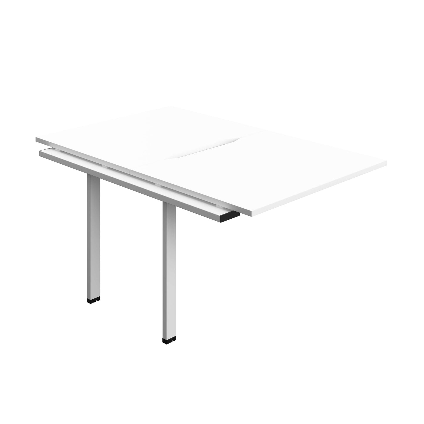 Synergy Bench Extension with Cut Out: 2 Person (FSC) : 1000 | 800 | White/White