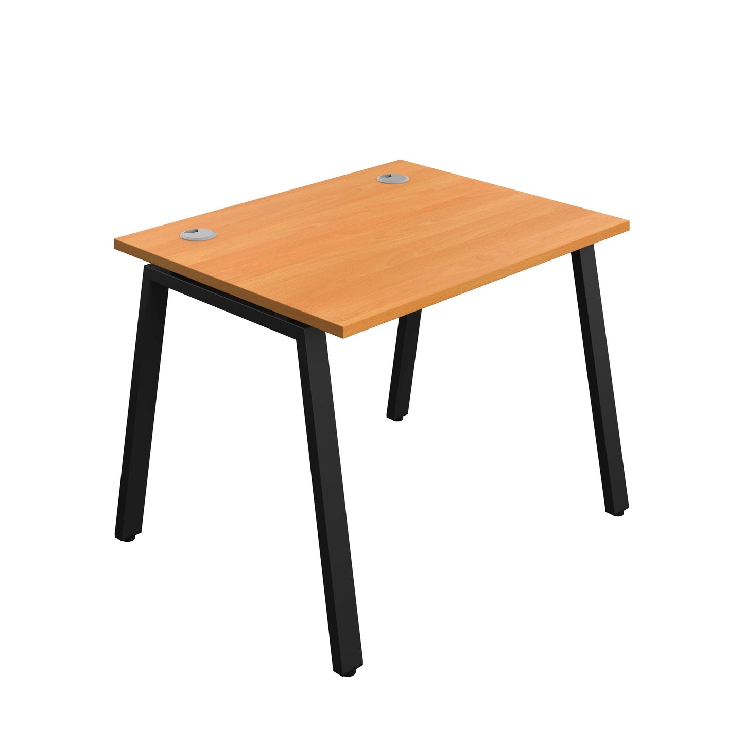 Synergy Bench with Cable Ports: 1 Person (FSC) : A-Frame Leg : 1000 | 800 | Beech/Black