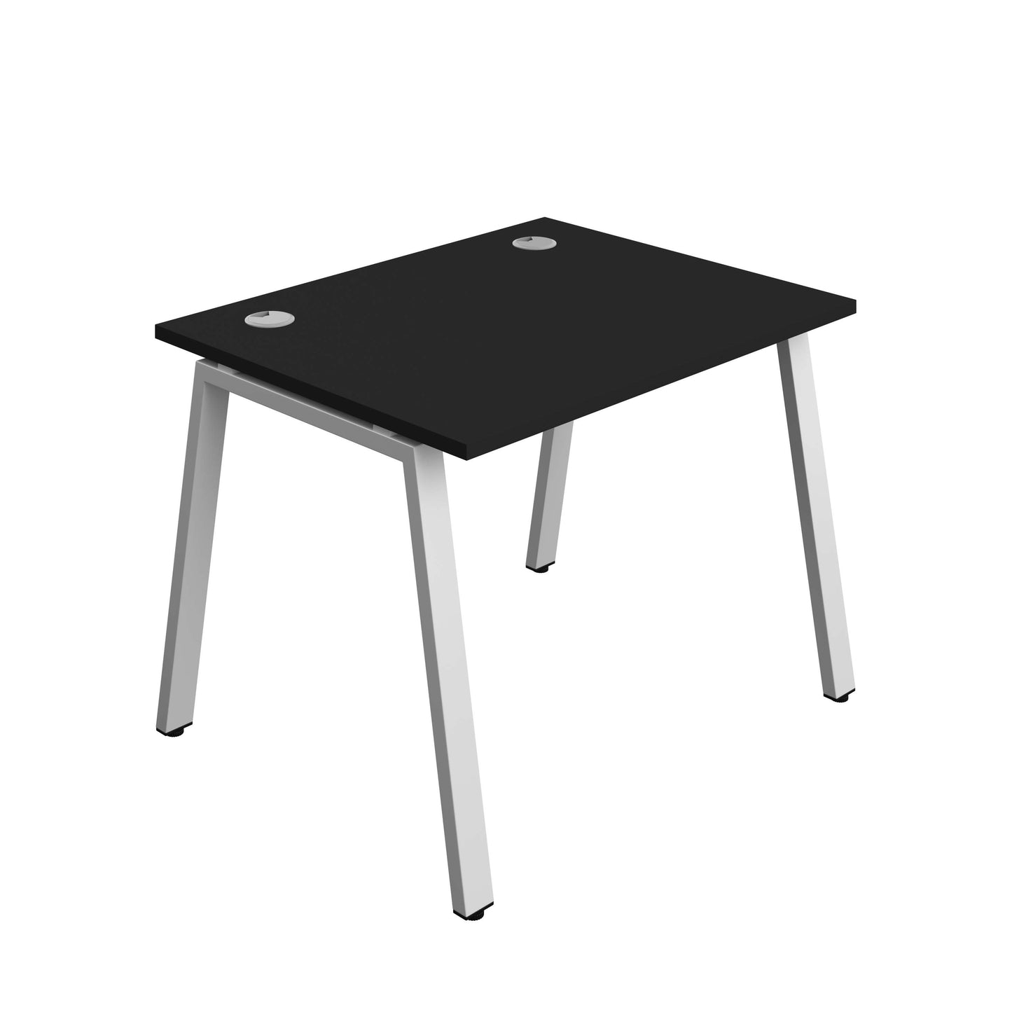 Synergy Bench with Cable Ports: 1 Person (FSC) : A-Frame Leg : 1000 | 800 | Black/Silver