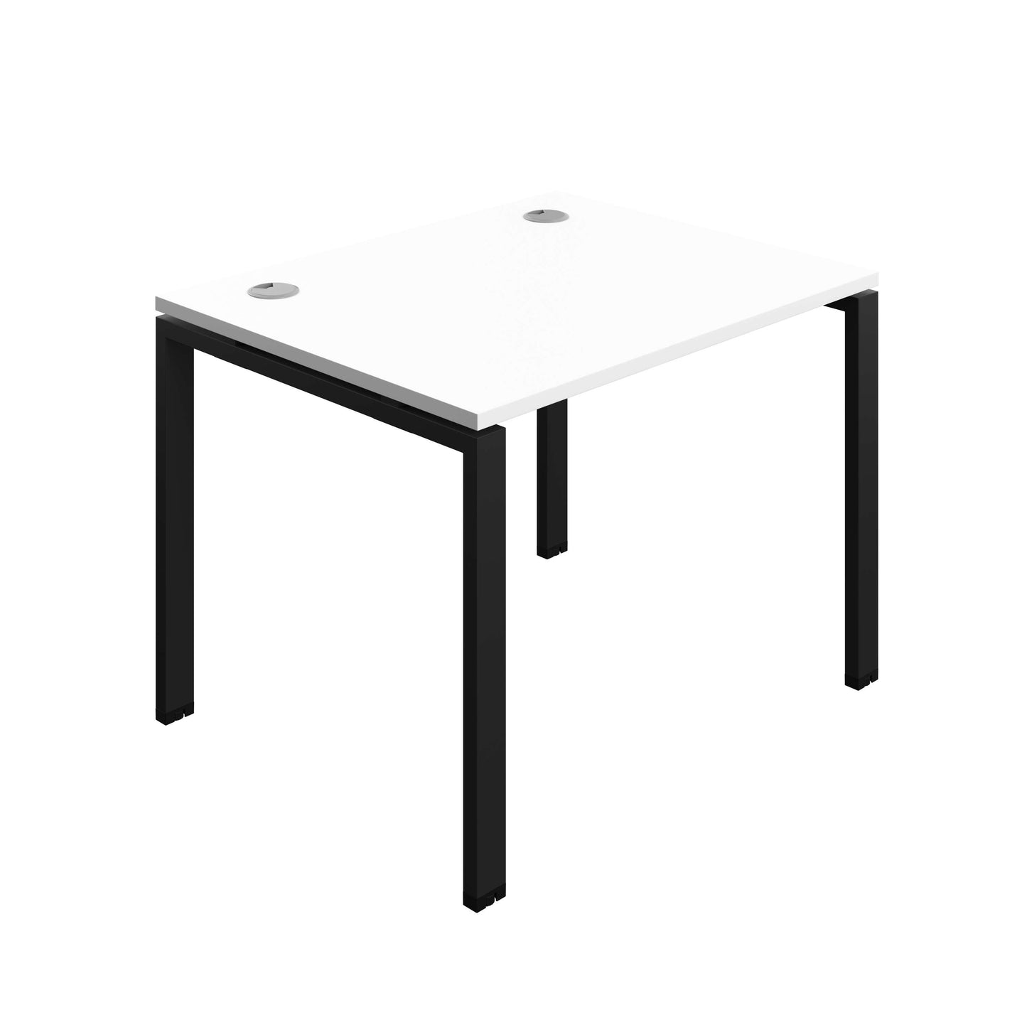 Synergy Bench with Cable Ports: 1 Person (FSC) : Goal Post Leg : 1000 | 800 | White/Black