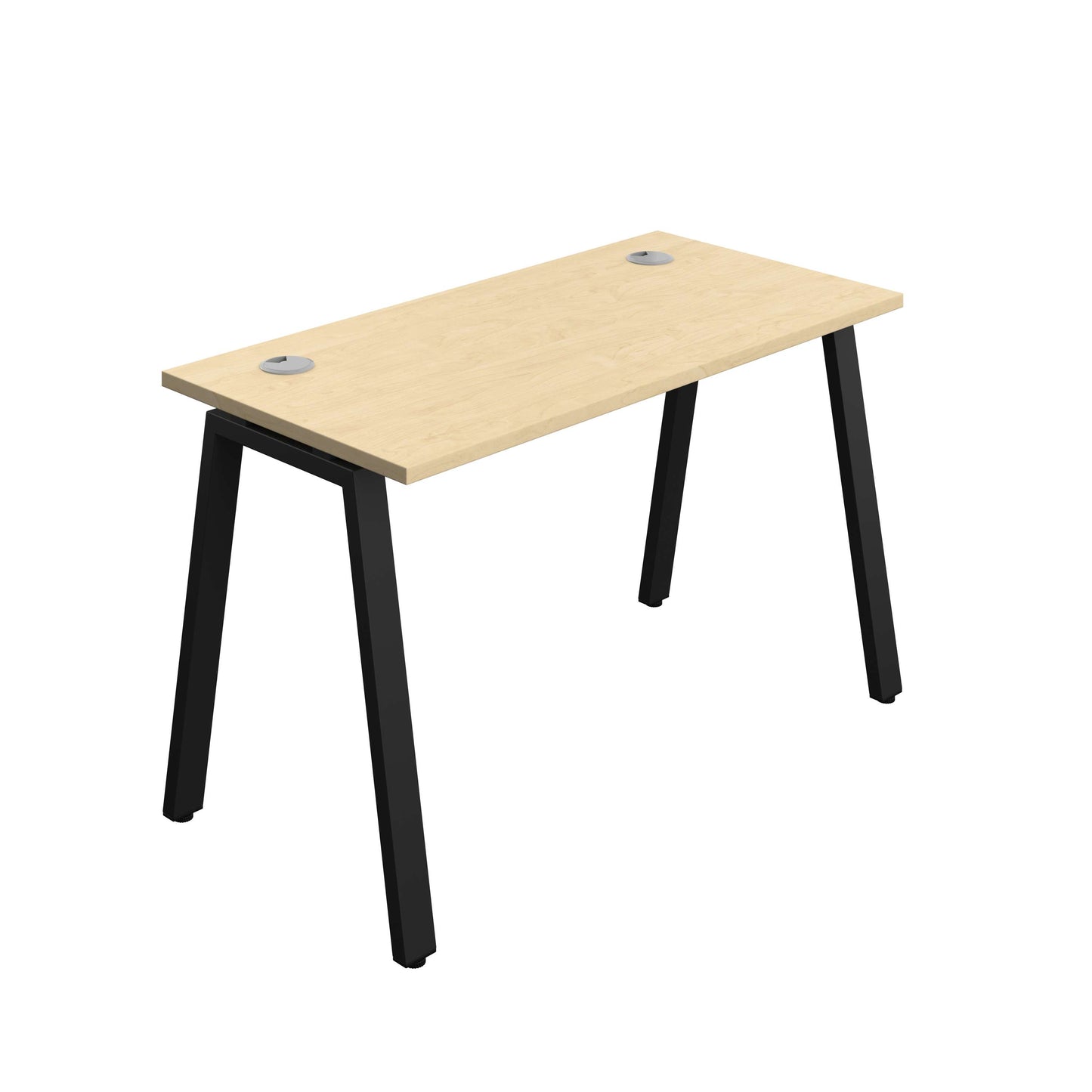 Synergy Bench with Cable Ports: 1 Person (FSC) : A-Frame Leg : 1200 | 600 | Maple/Black