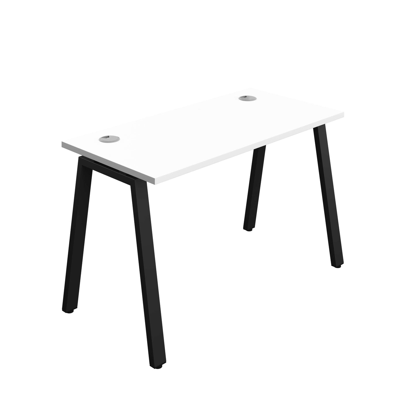 Synergy Bench with Cable Ports: 1 Person (FSC) : A-Frame Leg : 1200 | 600 | White/Black