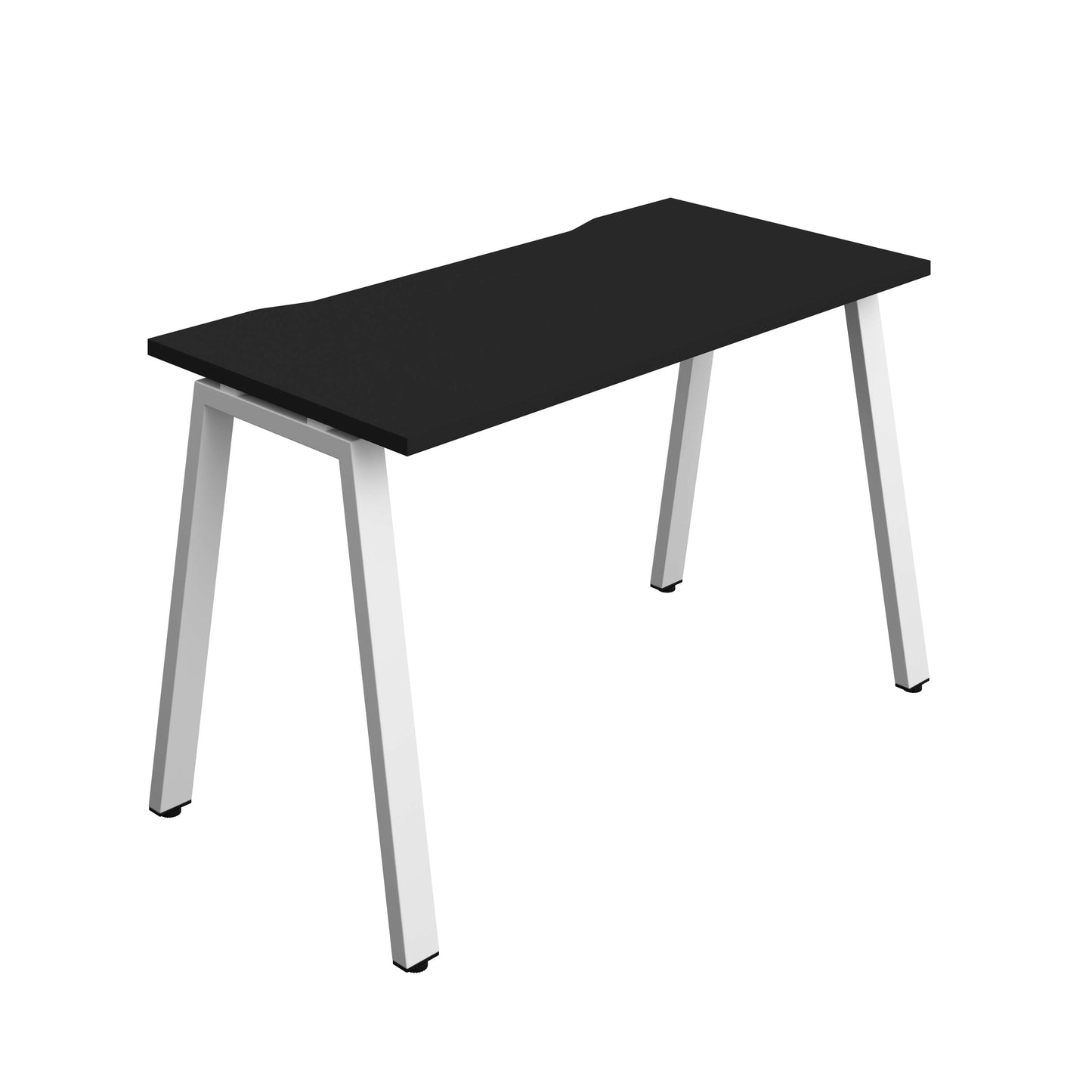 Synergy Bench with Cut Out: 1 Person (FSC) : A-Frame Leg : 1200 | 700 | Black/White