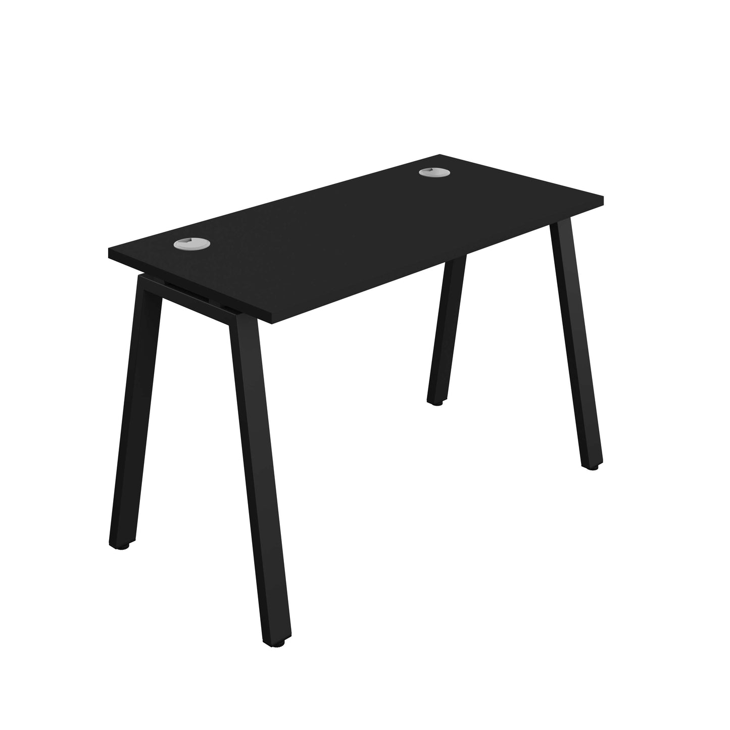 Synergy Bench with Cable Ports: 1 Person (FSC) : A-Frame Leg : 1200 | 700 | Black/Black
