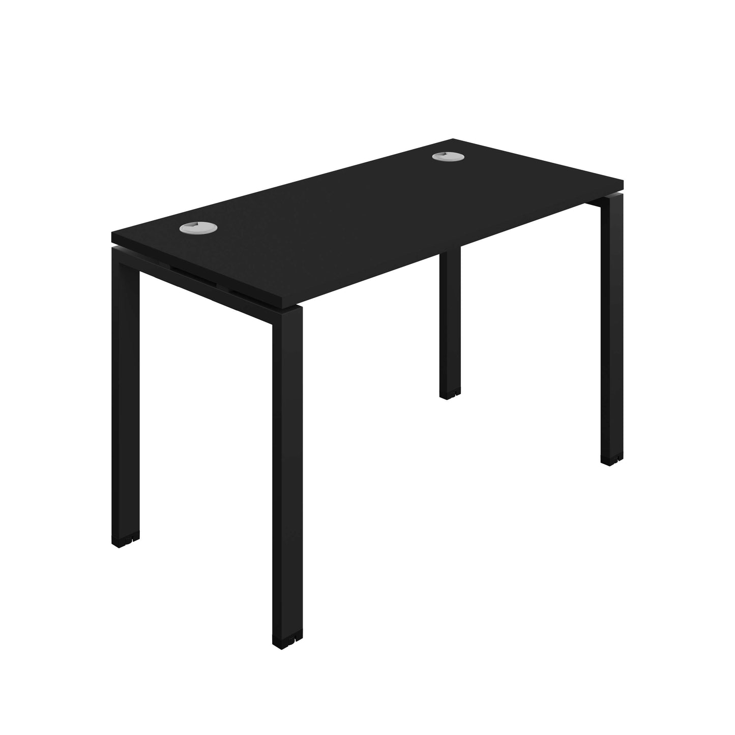 Synergy Bench with Cable Ports: 1 Person (FSC) : Goal Post Leg : 1200 | 700 | Black/Black
