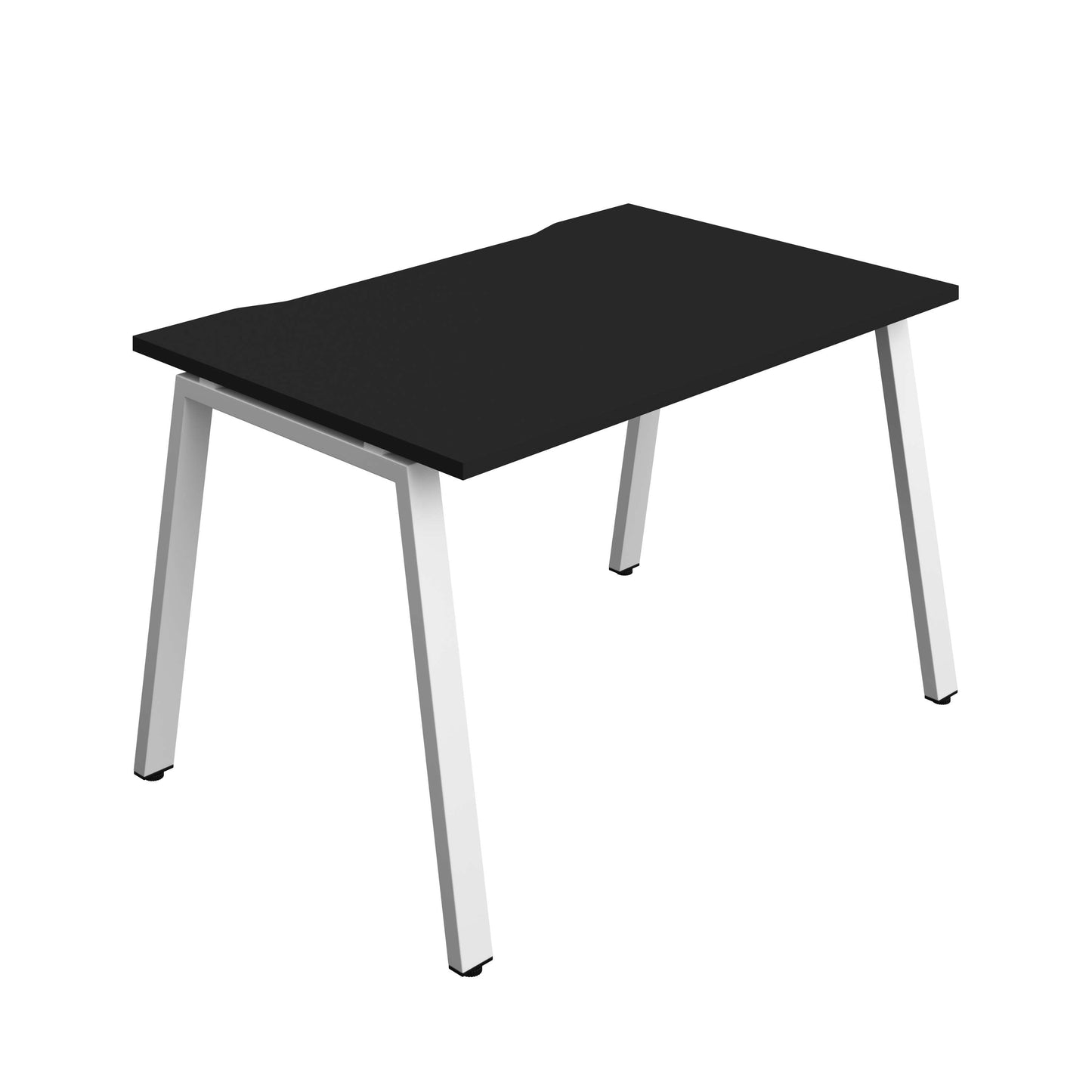 Synergy Bench with Cut Out: 1 Person (FSC) : A-Frame Leg : 1200 | 800 | Black/White