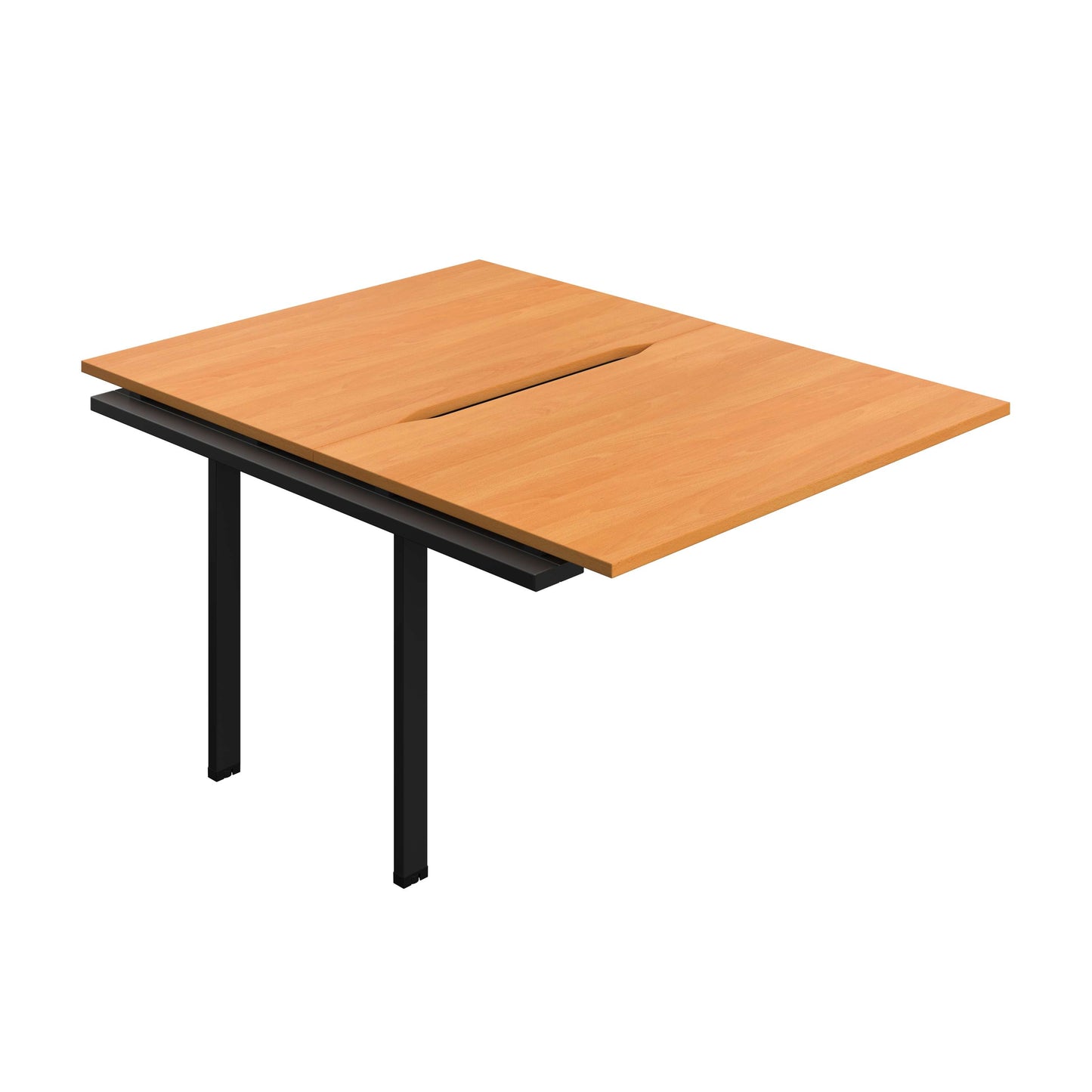 Synergy Bench Extension with Cut Out: 2 Person (FSC) : 1200 | 800 | Beech/Black