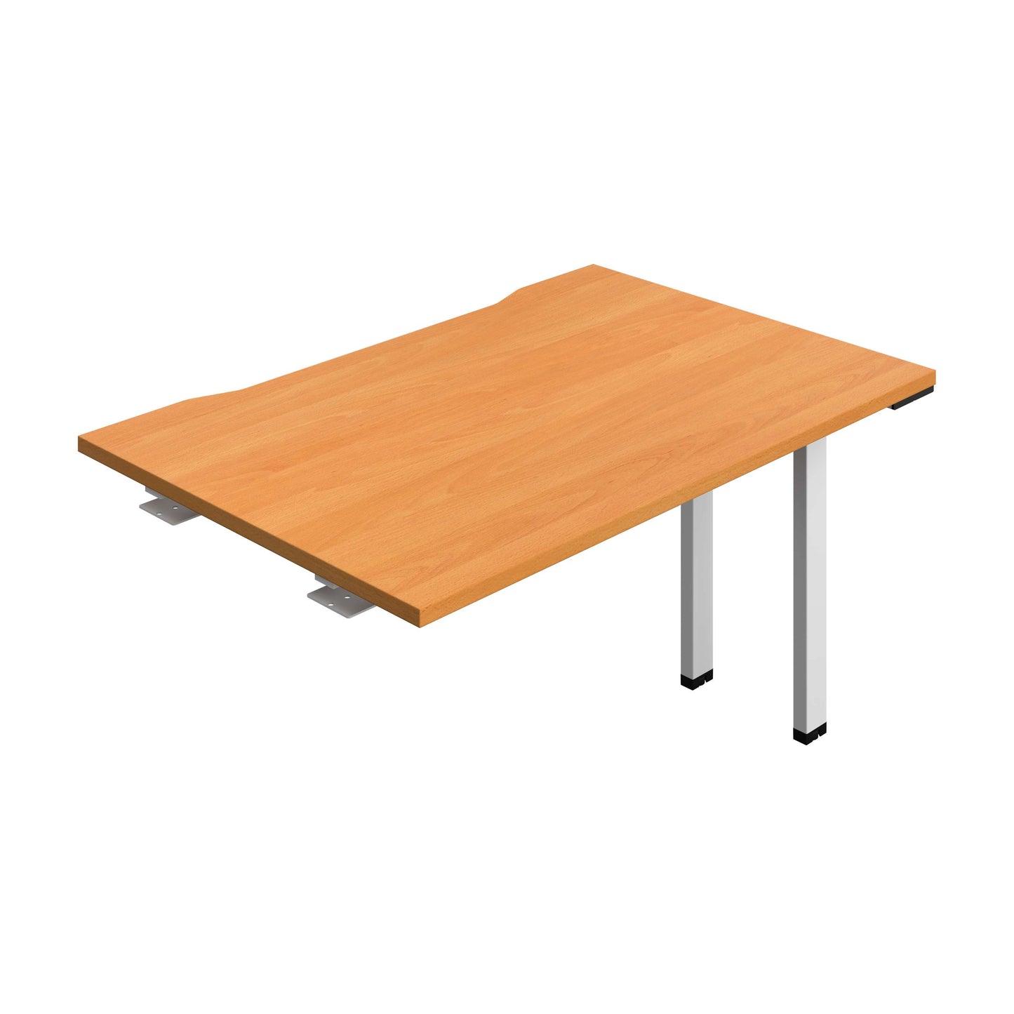 Synergy Bench Extension with Cut Out: 1 Person (FSC) : 1200 | 800 | Beech/White