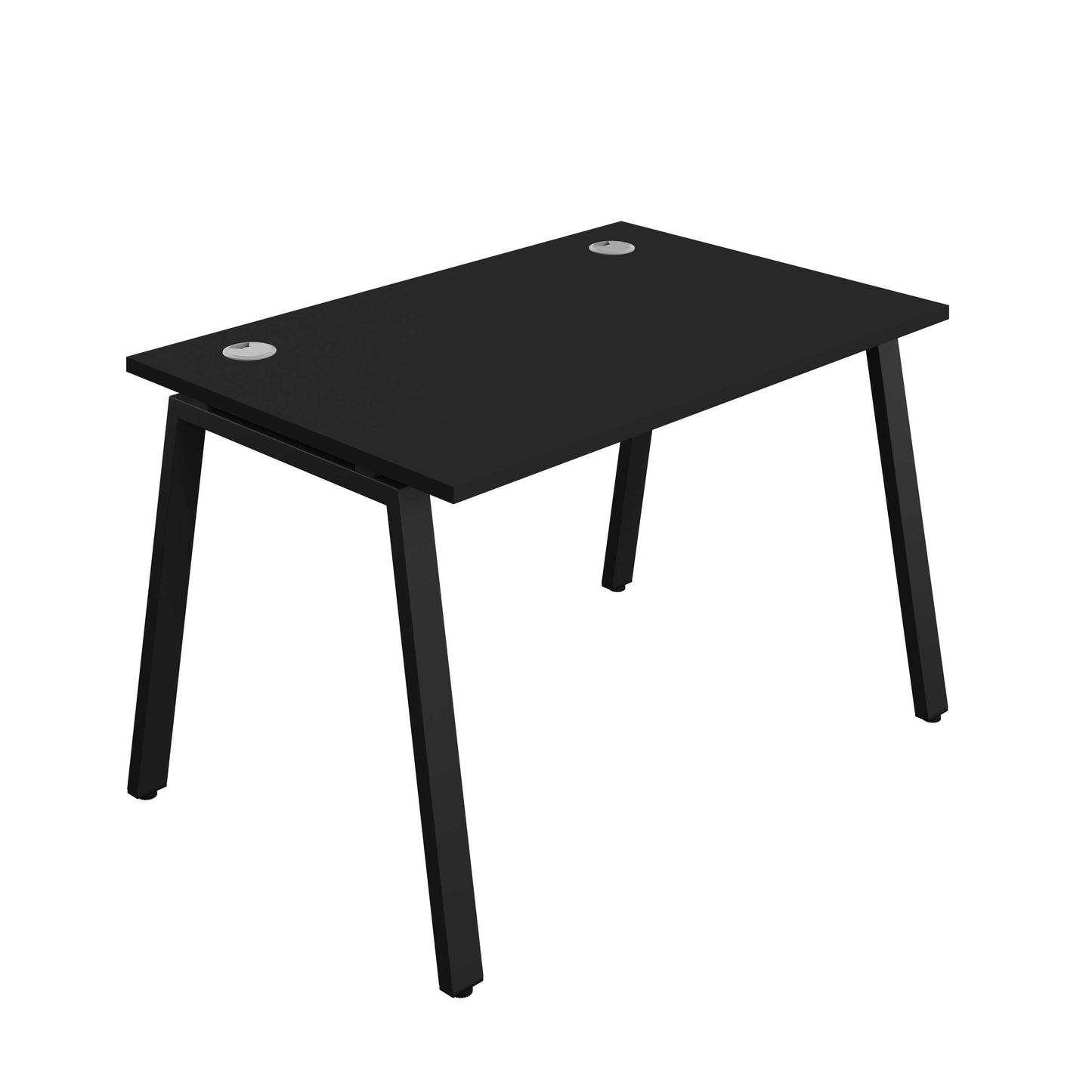Synergy Bench with Cable Ports: 1 Person (FSC) : A-Frame Leg : 1200 | 800 | Black/Black