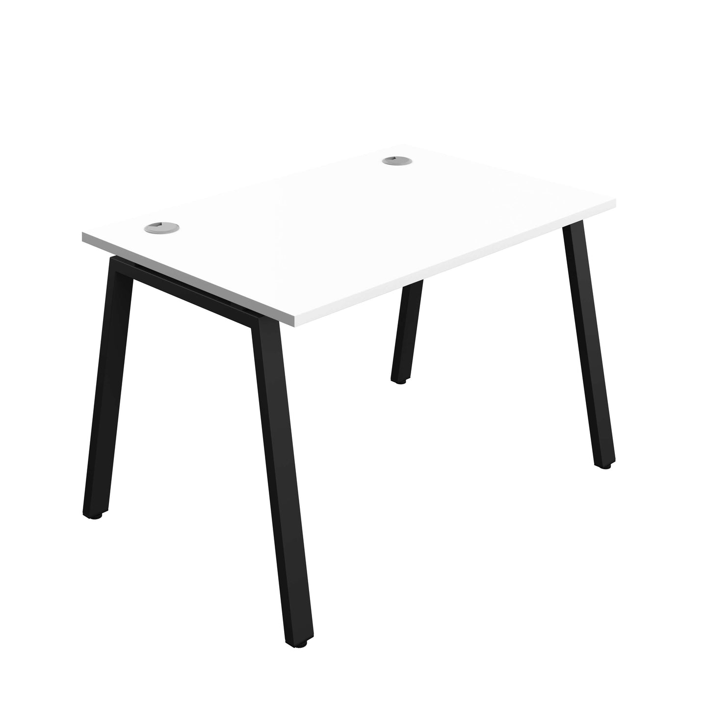 Synergy Bench with Cable Ports: 1 Person (FSC) : A-Frame Leg : 1200 | 800 | White/Black