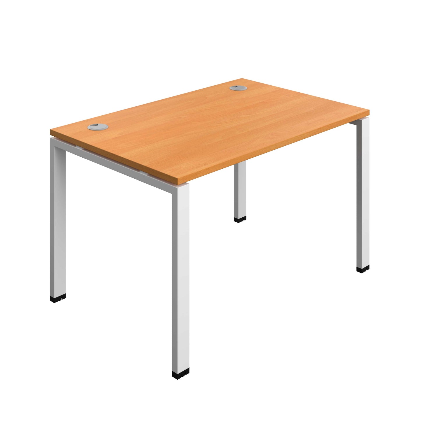 Synergy Bench with Cable Ports: 1 Person (FSC) : Goal Post Leg : 1200 | 800 | Unlimited/White