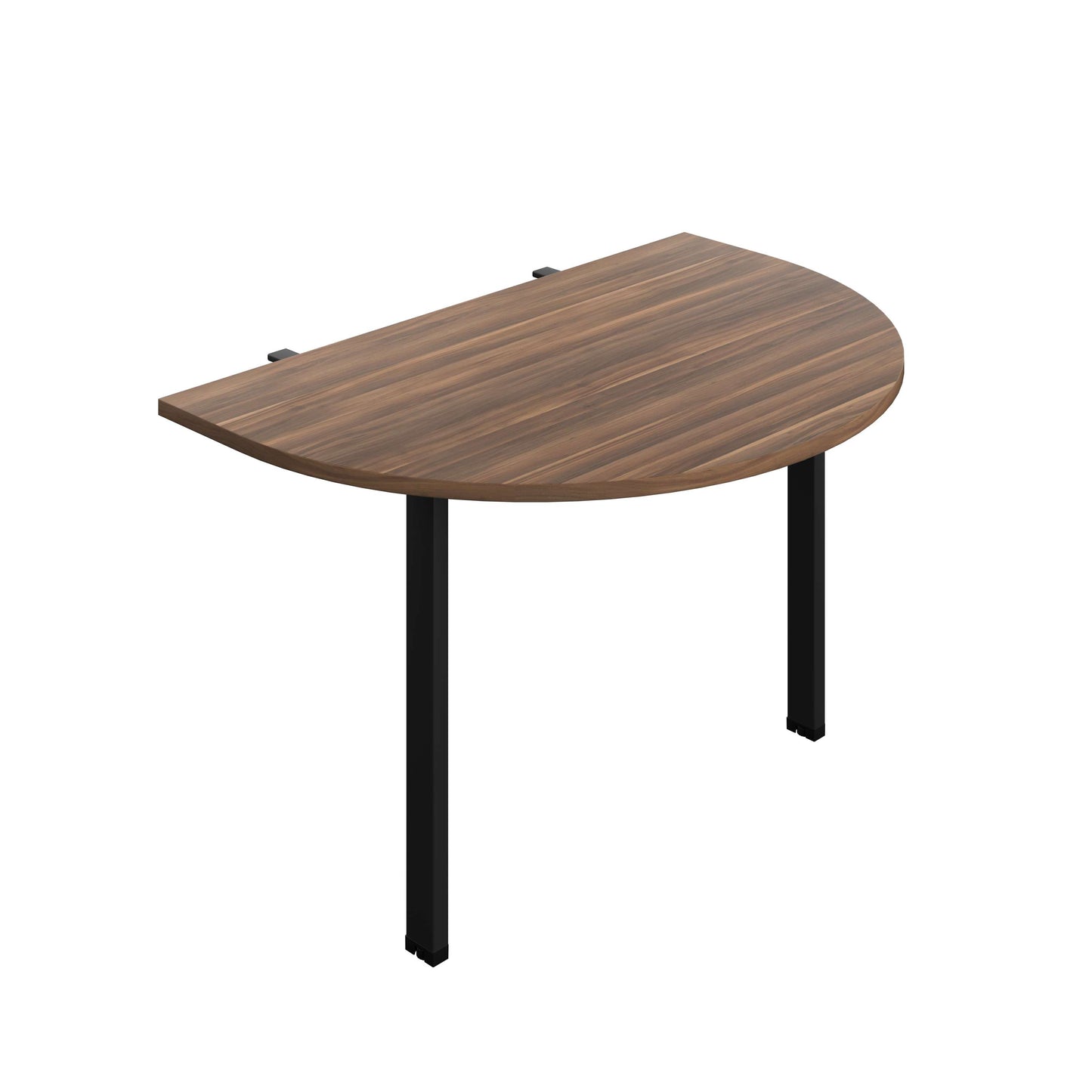 Synergy Screen Depth D-End Single Person Bench : Goal Post Leg : 1200 | 800 | Dark Walnut/Black