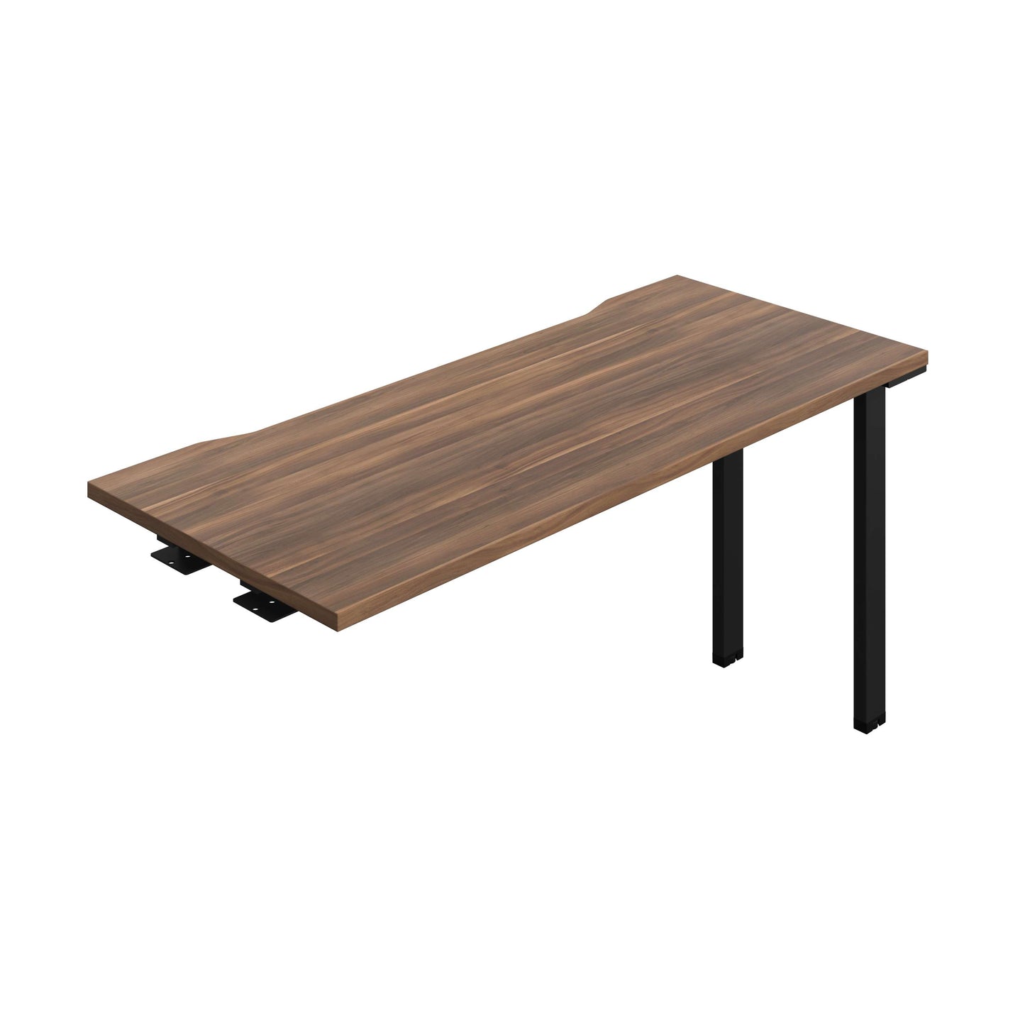 Synergy Bench Extension with Cut Out: 1 Person (FSC) : 1400 | 600 | Dark Walnut/Black