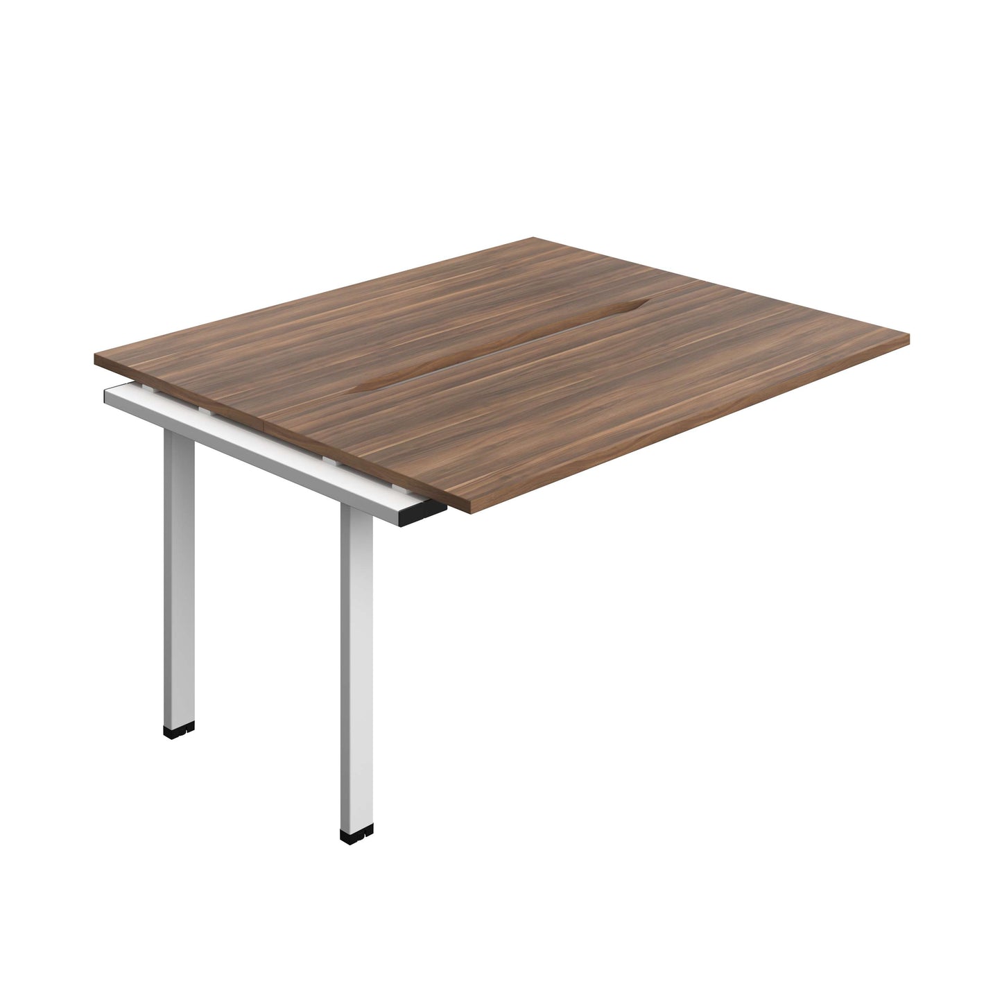 Synergy Bench Extension with Cut Out: 2 Person (FSC) : 1400 | 600 | Dark Walnut/White