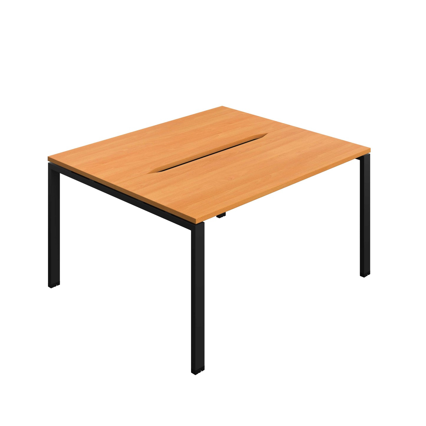 Synergy Bench with Cut Out: 2 Person (FSC) : Goal Post Leg : 1400 | 600 | Unlimited/Black