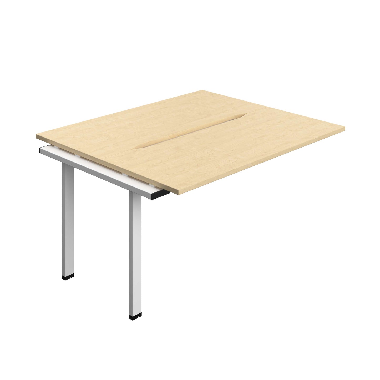 Synergy Bench Extension with Cut Out: 2 Person (FSC) : 1400 | 600 | Maple/White