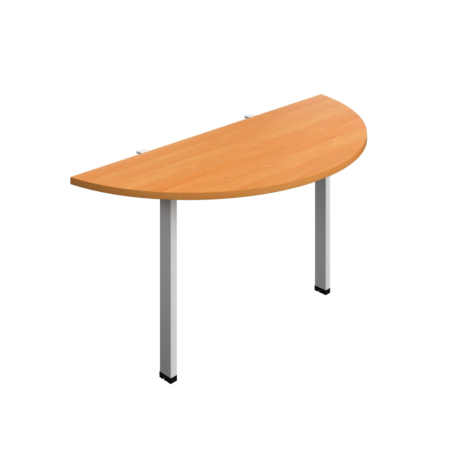 Synergy Screen Depth D-End Single Person Bench : Goal Post Leg : 1400 | 600 | Beech/Silver