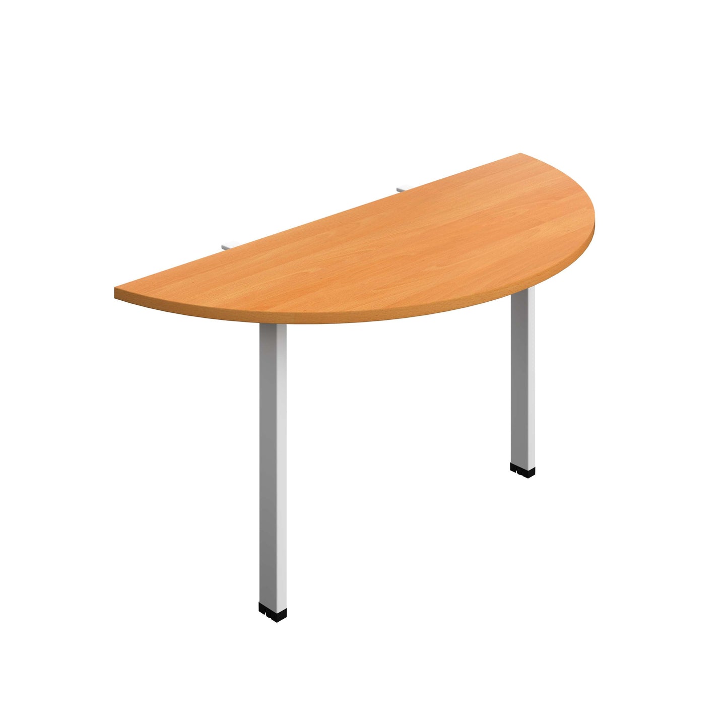 Synergy Screen Depth D-End Single Person Bench : Goal Post Leg : 1400 | 600 | Unlimited/White