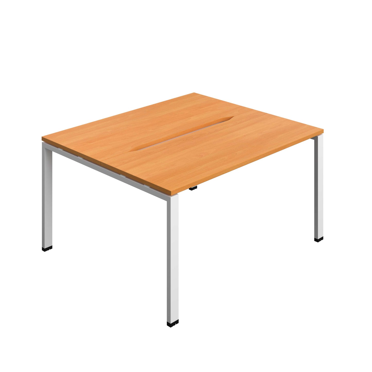 Synergy Bench with Cut Out: 2 Person (FSC) : Goal Post Leg : 1400 | 700 | Unlimited/White