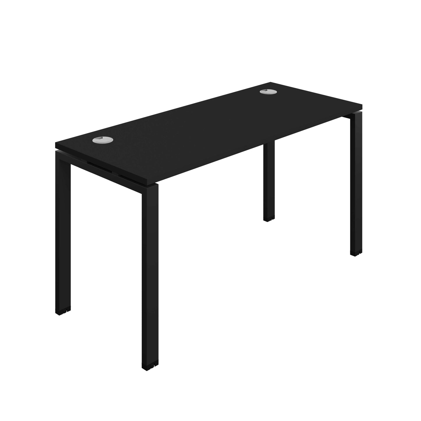 Synergy Bench with Cable Ports: 1 Person (FSC) : Goal Post Leg : 1400 | 700 | Black/Black