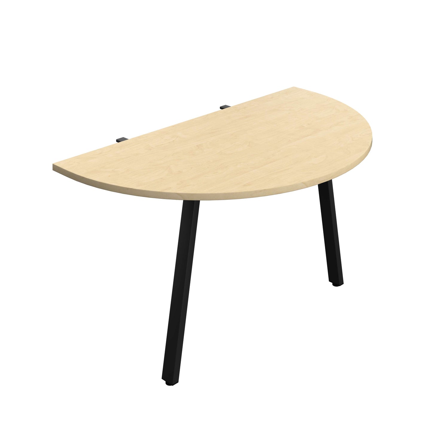 Synergy Screen Depth D-End Single Person Bench : A-Frame Leg : 1400 | 800 | Maple/Black