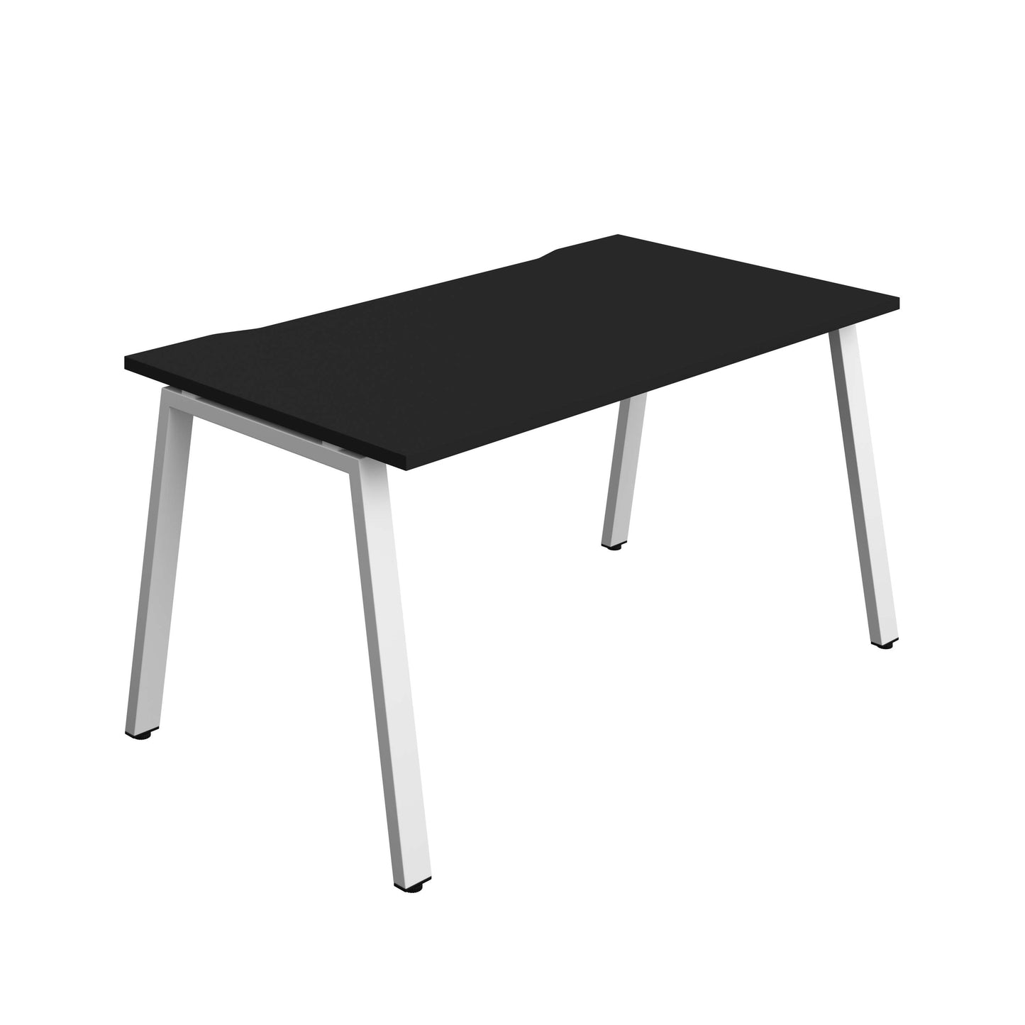 Synergy Bench with Cut Out: 1 Person (FSC) : A-Frame Leg : 1400 | 800 | Black/White