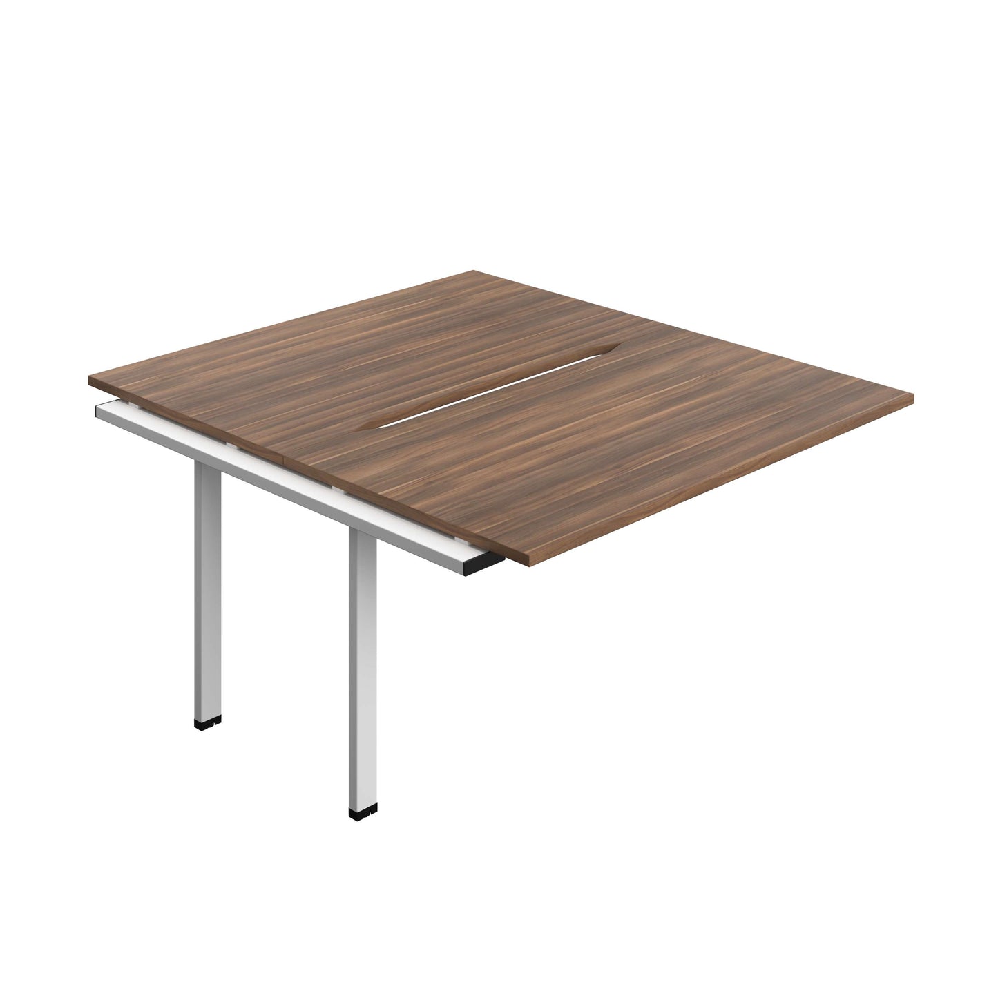 Synergy Bench Extension with Cut Out: 2 Person (FSC) : 1400 | 800 | Dark Walnut/White