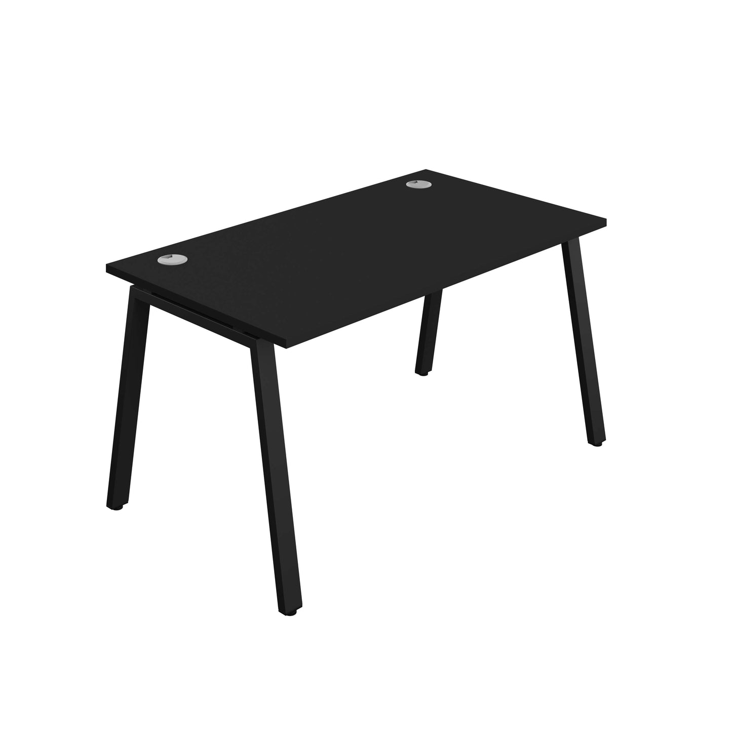 Synergy Bench with Cable Ports: 1 Person (FSC) : A-Frame Leg : 1400 | 800 | Black/Black