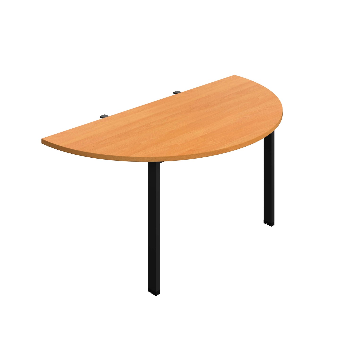 Synergy Screen Depth D-End Single Person Bench : Goal Post Leg : 1400 | 800 | Beech/Black