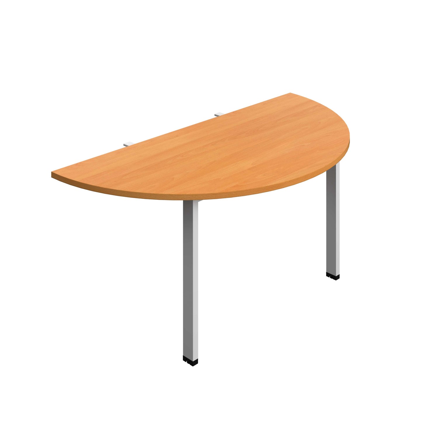 Synergy Screen Depth D-End Single Person Bench : Goal Post Leg : 1400 | 800 | Beech/Silver