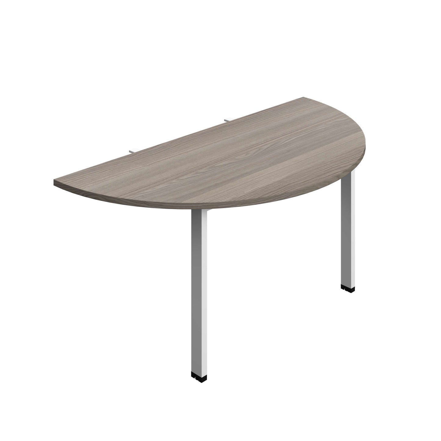 Synergy Screen Depth D-End Single Person Bench : Goal Post Leg : 1400 | 800 | Grey Oak/White