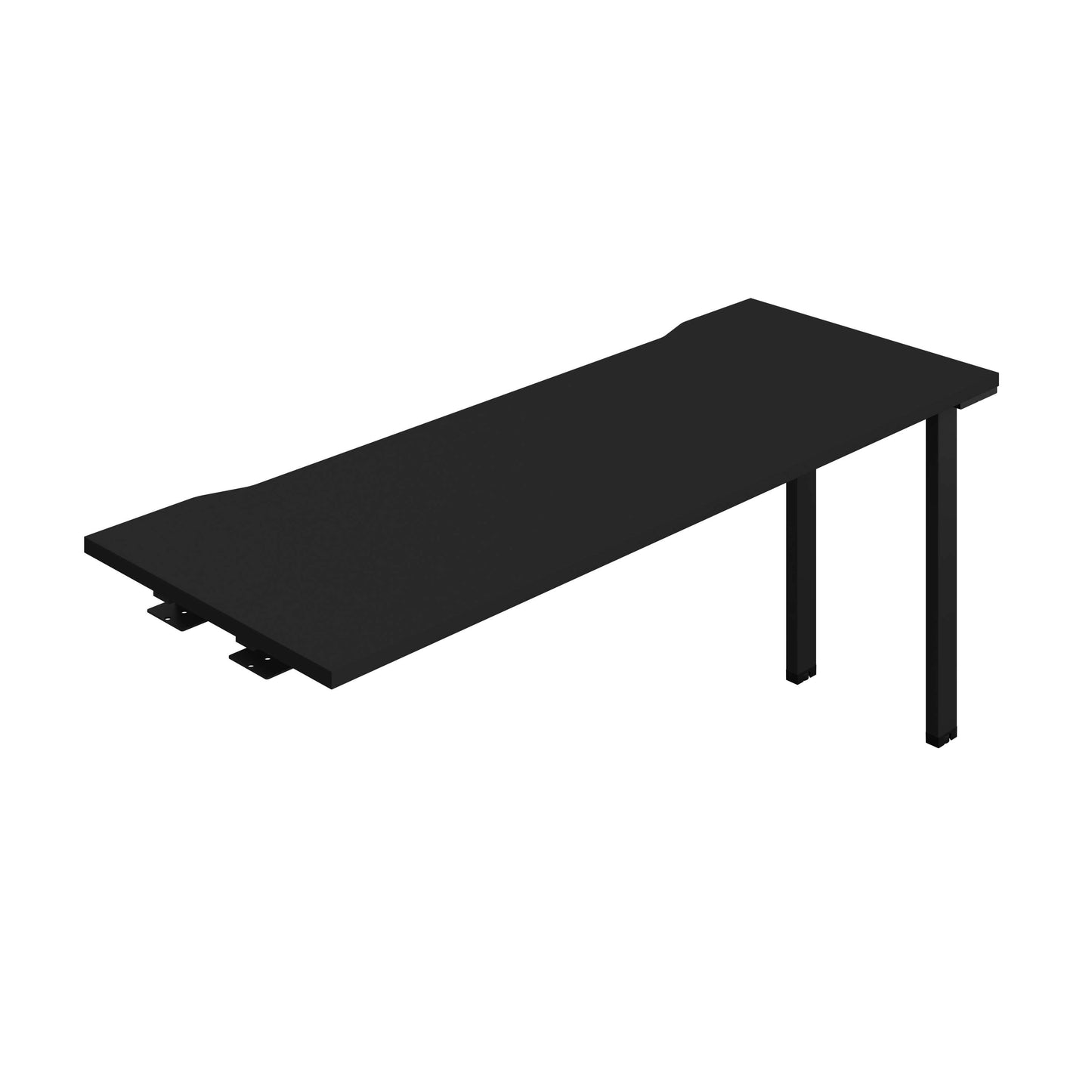 Synergy Bench Extension with Cut Out: 1 Person (FSC) : 1600 | 600 | Black/Black