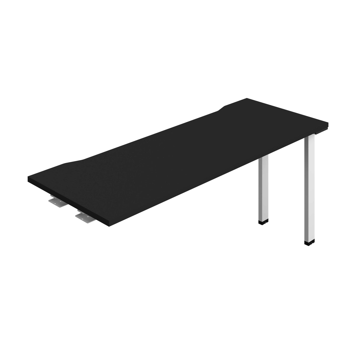 Synergy Bench Extension with Cut Out: 1 Person (FSC) : 1600 | 600 | Black/White