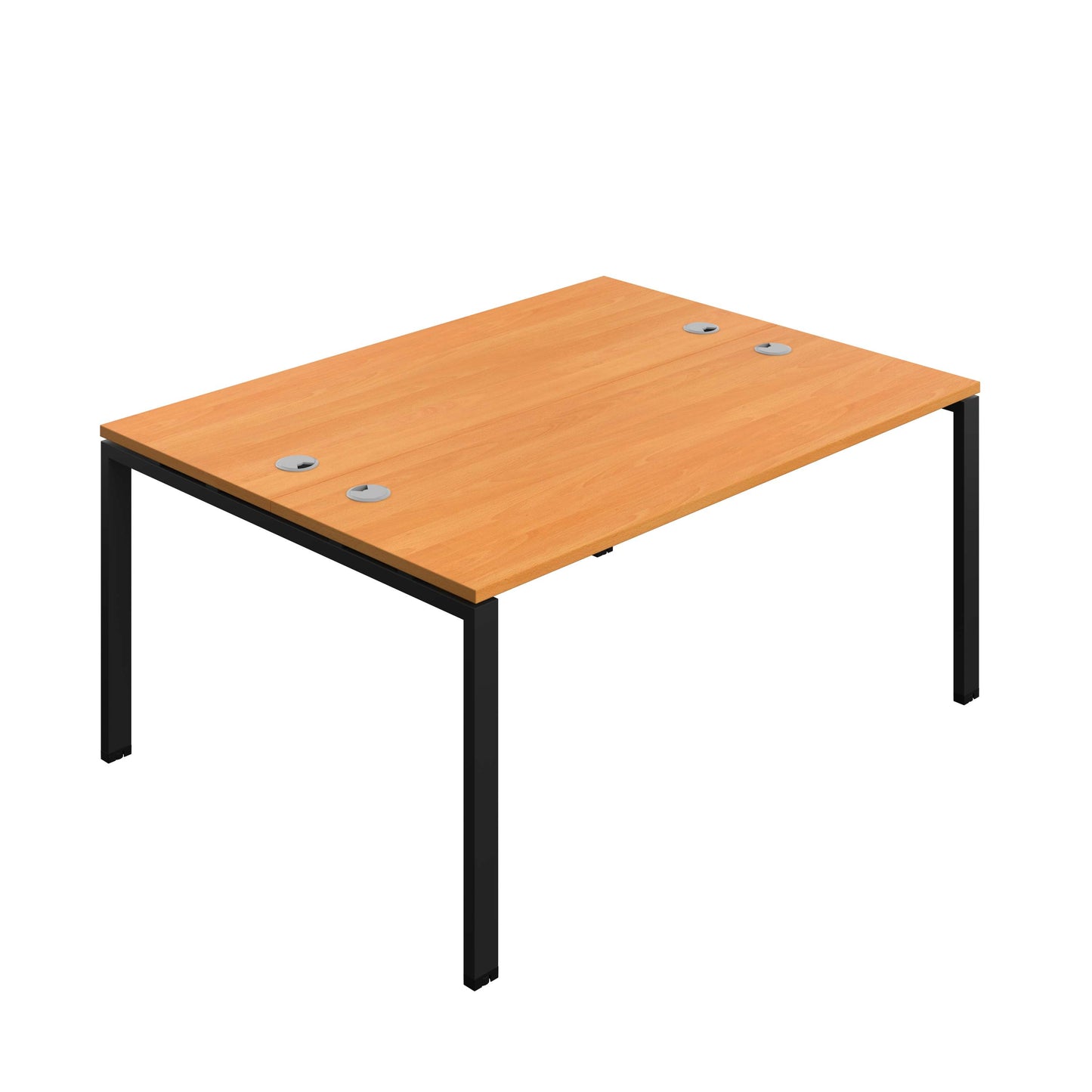 Synergy Bench with Cable Ports: 2 Person (FSC) : Goal Post Leg : 1600 | 600 | Unlimited/Black