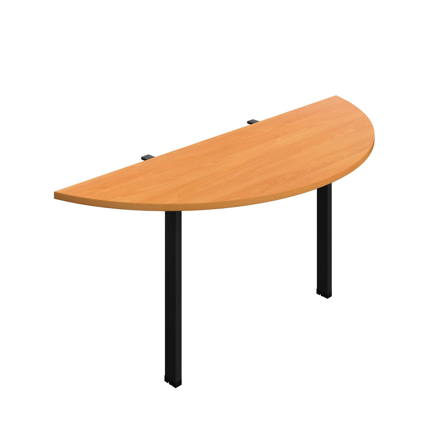 Synergy Screen Depth D-End Single Person Bench : Goal Post Leg : 1600 | 600 | Unlimited/Black