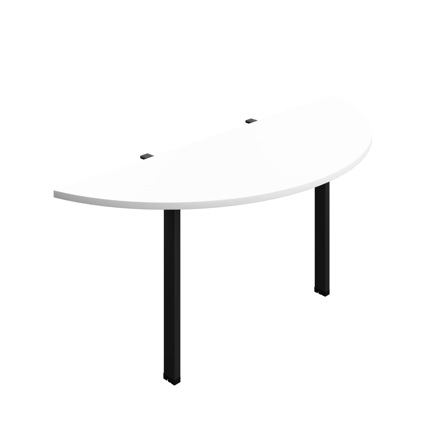 Synergy Screen Depth D-End Single Person Bench : Goal Post Leg : 1600 | 600 | White/Black