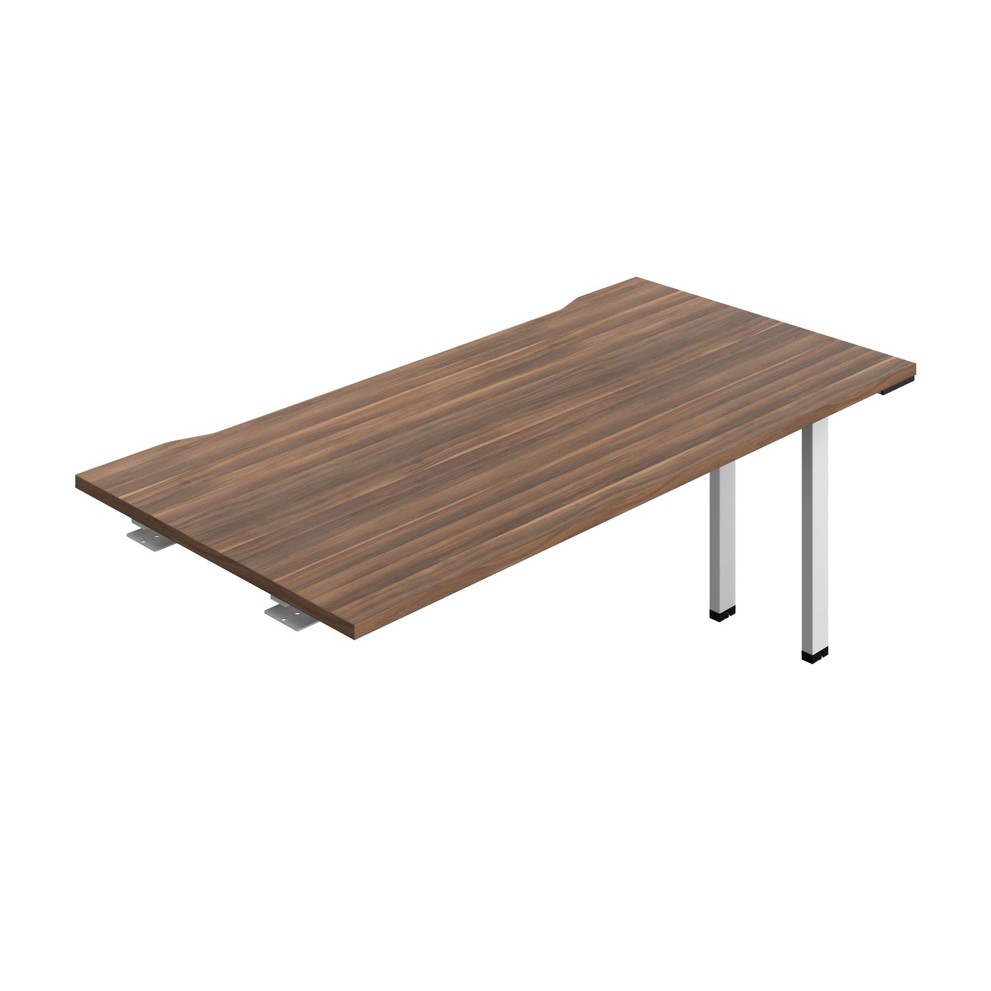 Synergy Bench Extension with Cut Out: 1 Person (FSC) : 1600 | 800 | Dark Walnut/White